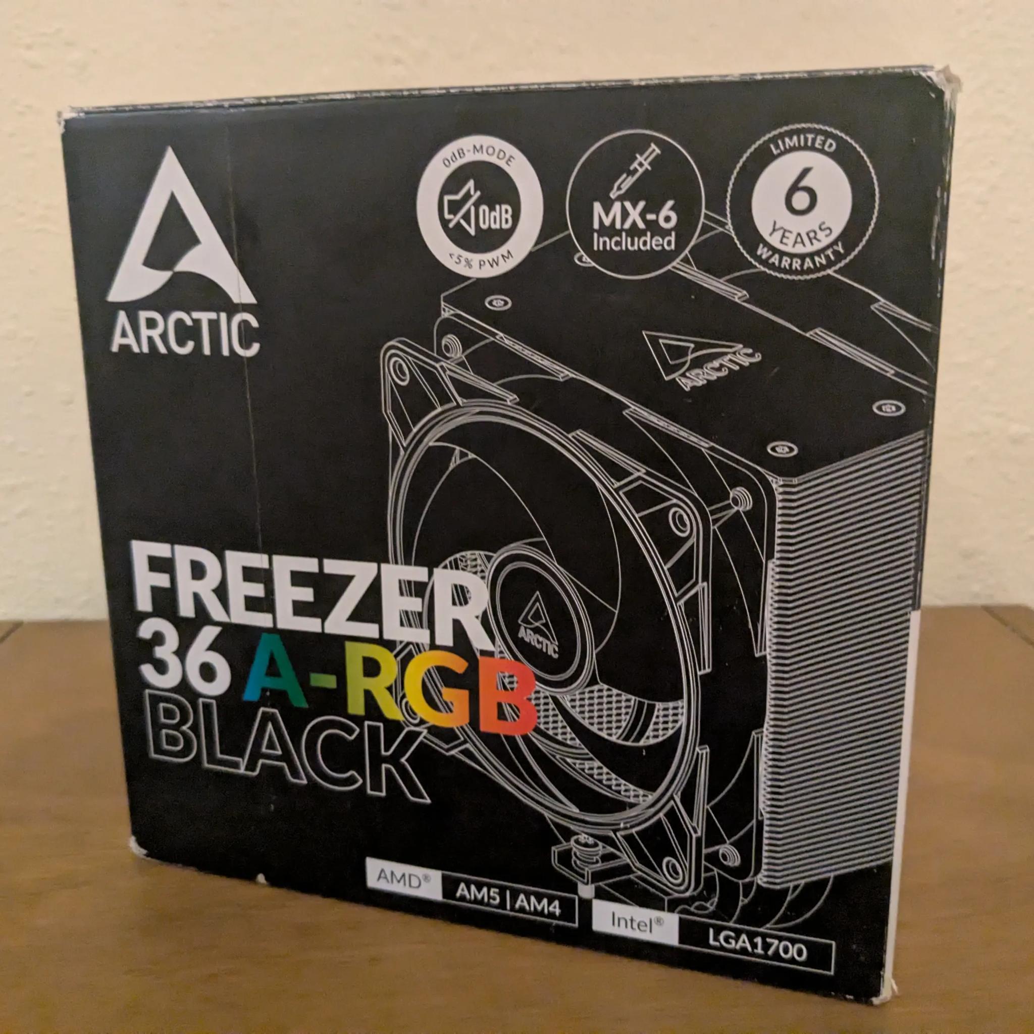 Arctic Freezer 36 Black ARGB CPU Cooler
