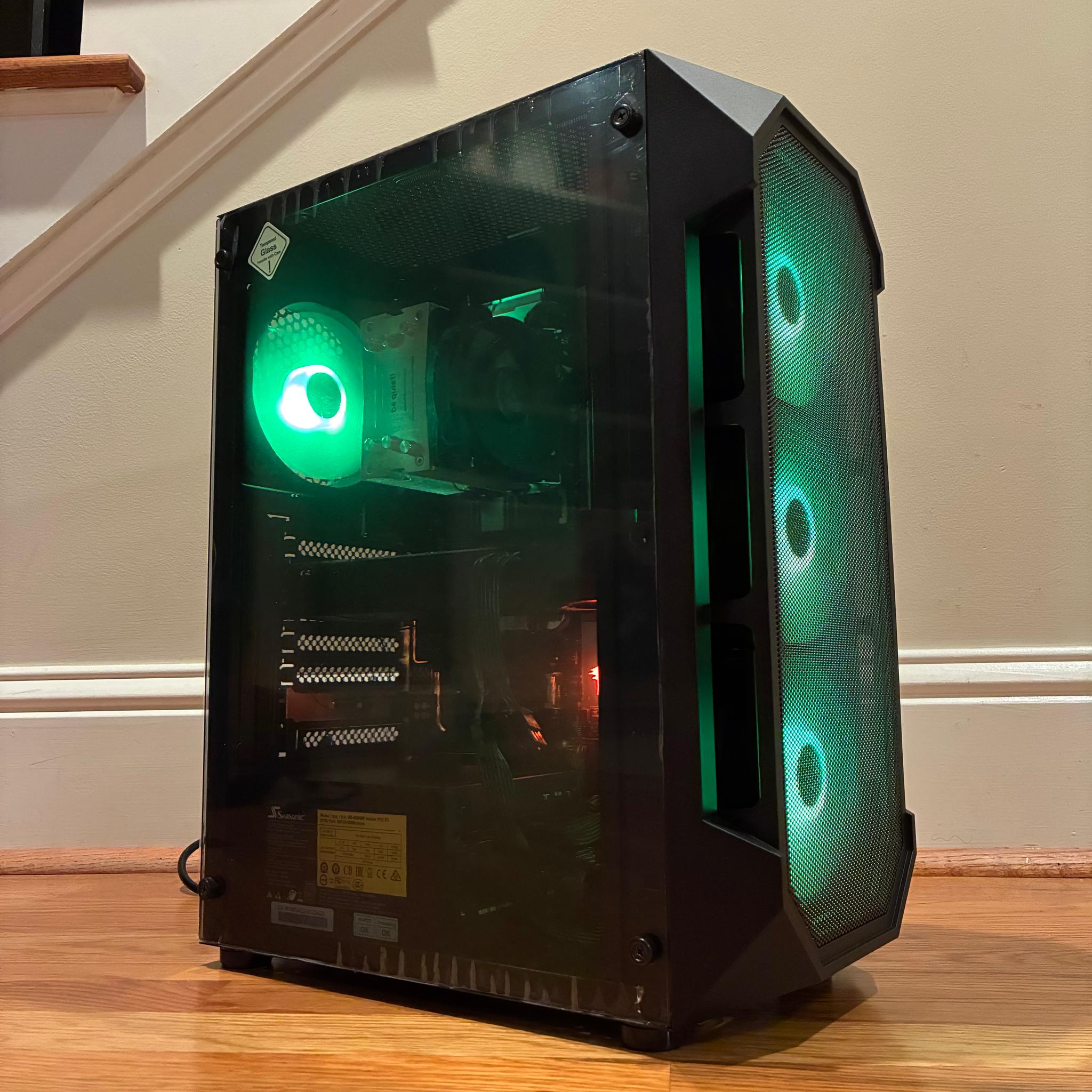 GTX 1070 8GB i5 8600K CUSTOM RGB GAMING PC WINDOWS 10/11 16GB DDR4 512GB NVME SSD WIFI