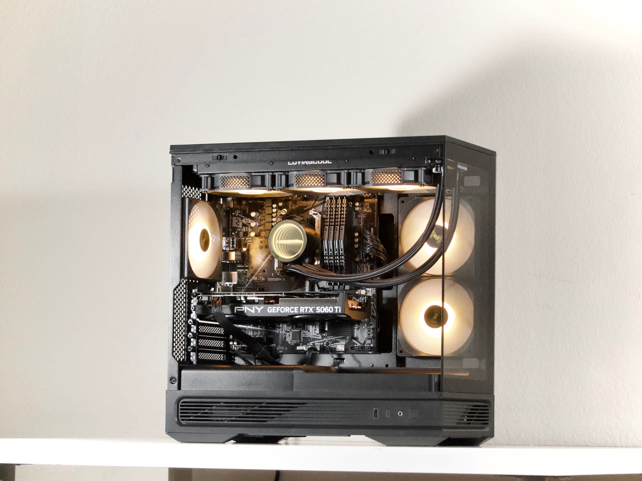 🔥 Ryzen 7 5700 + RTX 5060 Ti 8GB | 16GB DDR4 | 1TB NVMe | WiFi/BT | FREE Ship! | 1440p Gaming PC