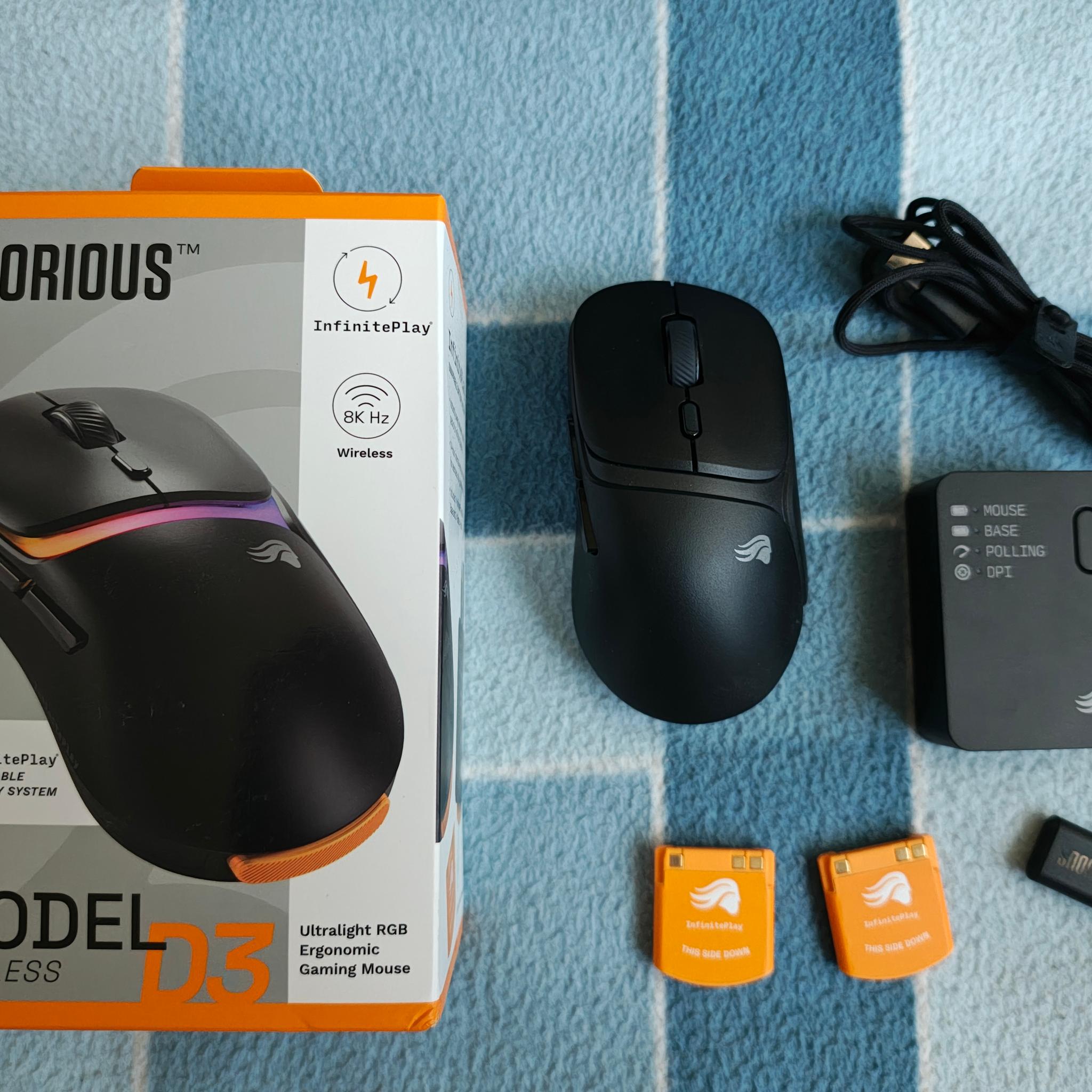 Glorious Model D3 Wireless Mouse - Used