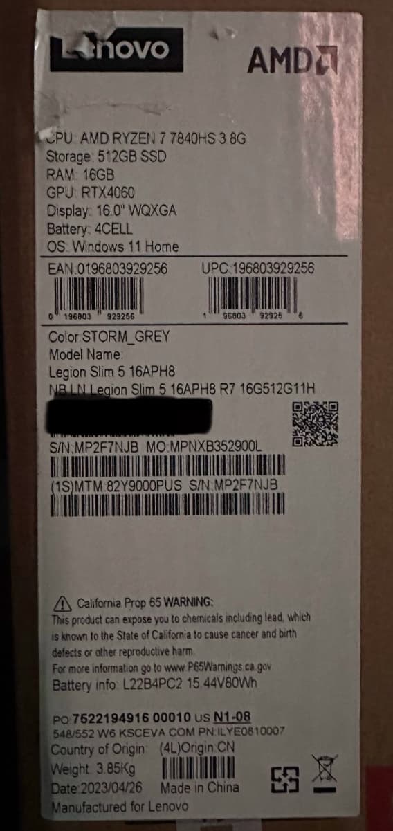Lenovo Legion Slim 5 On Sale!
