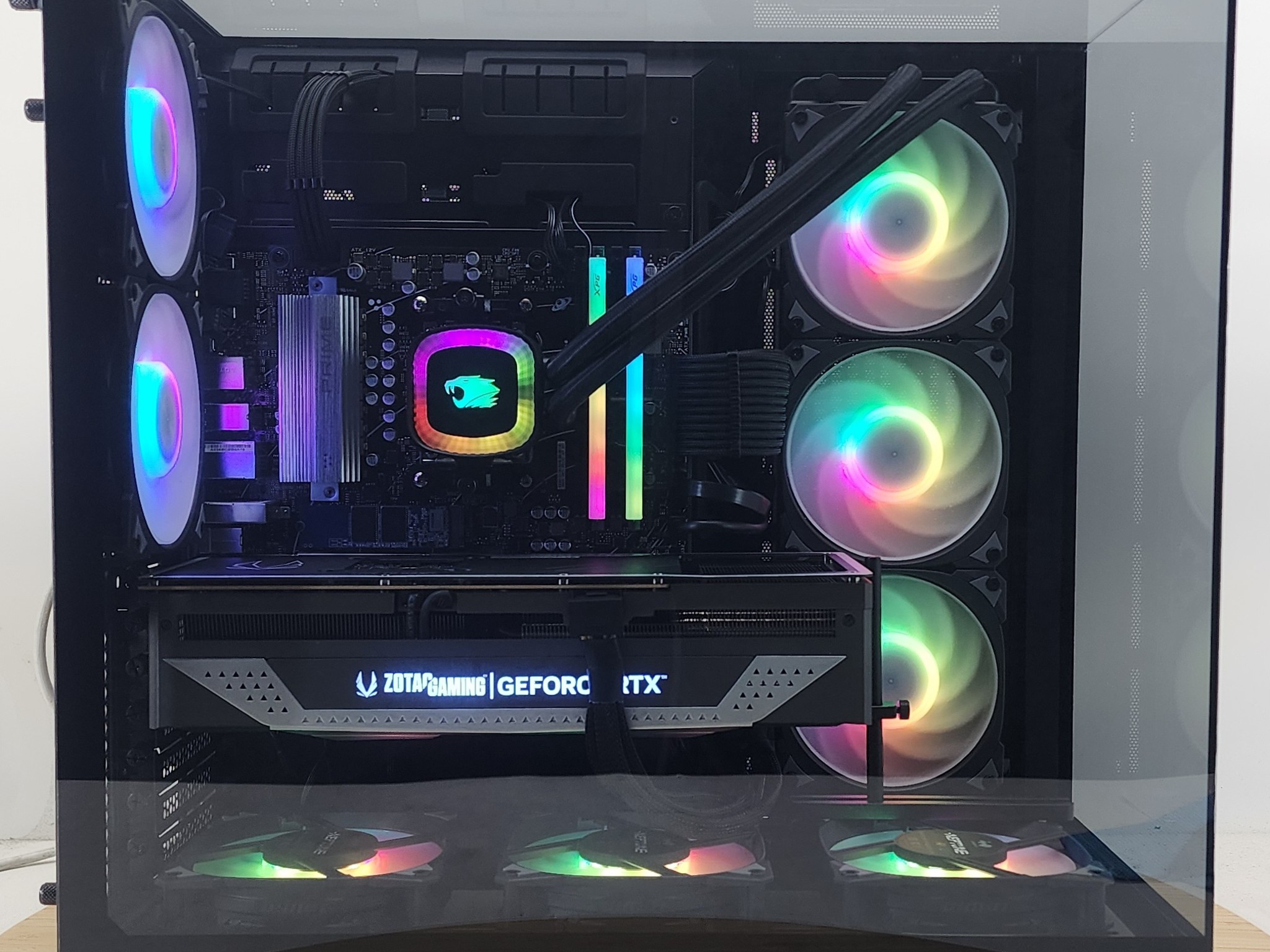 Gaming PC Ryzen 7 9700X 32GB RAM 1TB SSD RTX 4070 Ti SUPER 16GB Win11 Computer