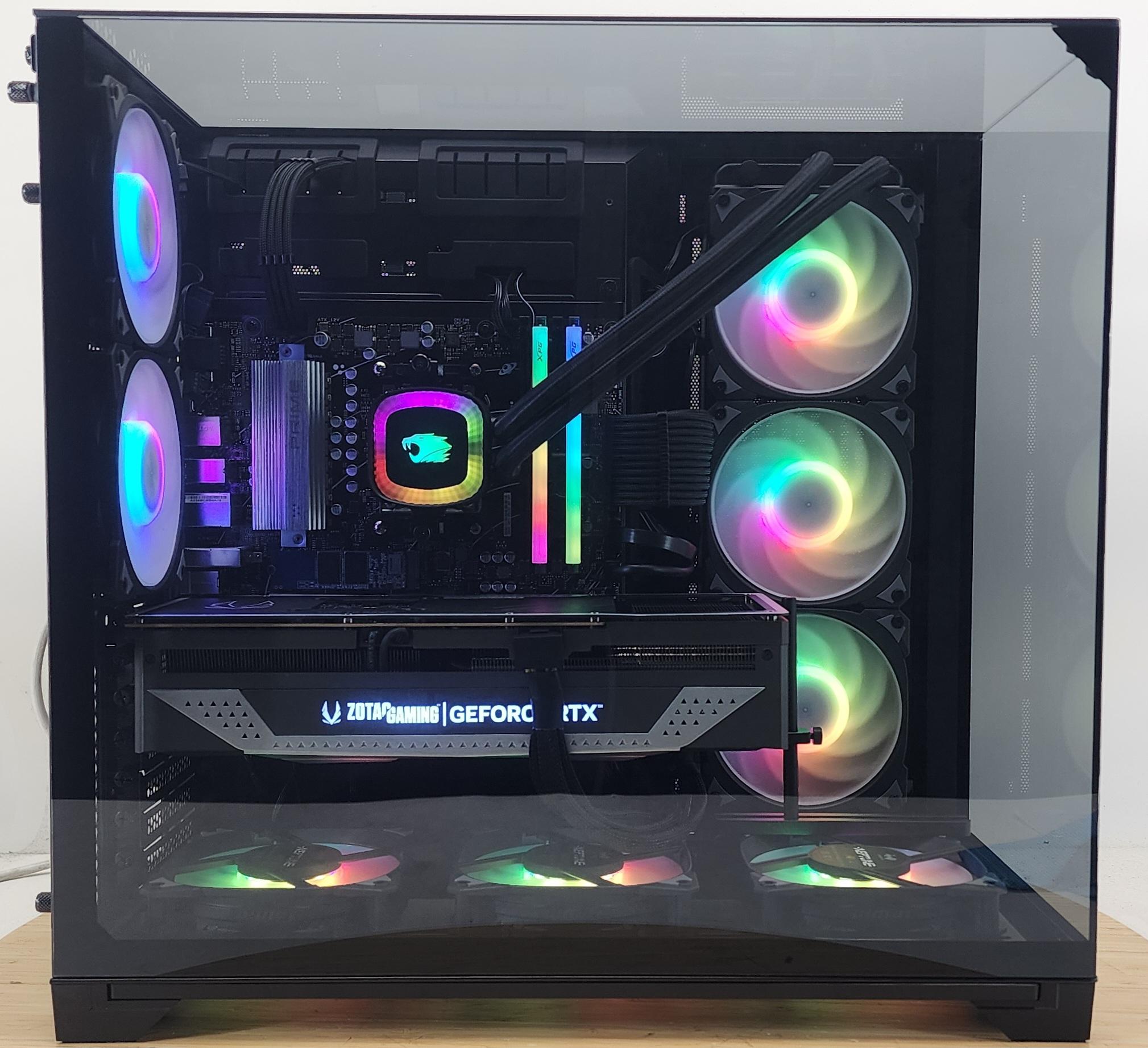 Gaming PC Ryzen 7 9700X 32GB RAM 1TB SSD RTX 4070 Ti SUPER 16GB Win11 Computer