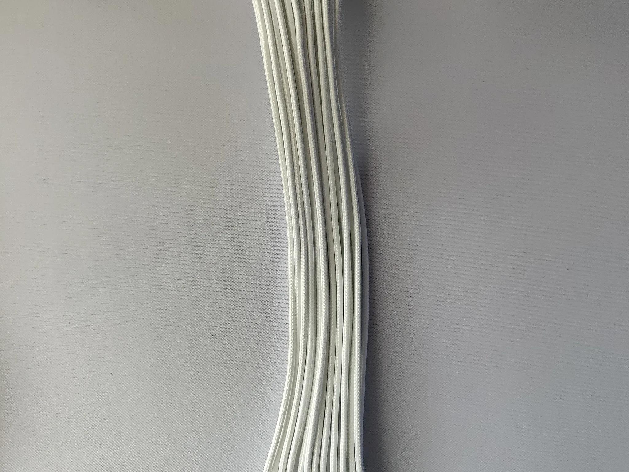 White Braided Cable Extensions for PC