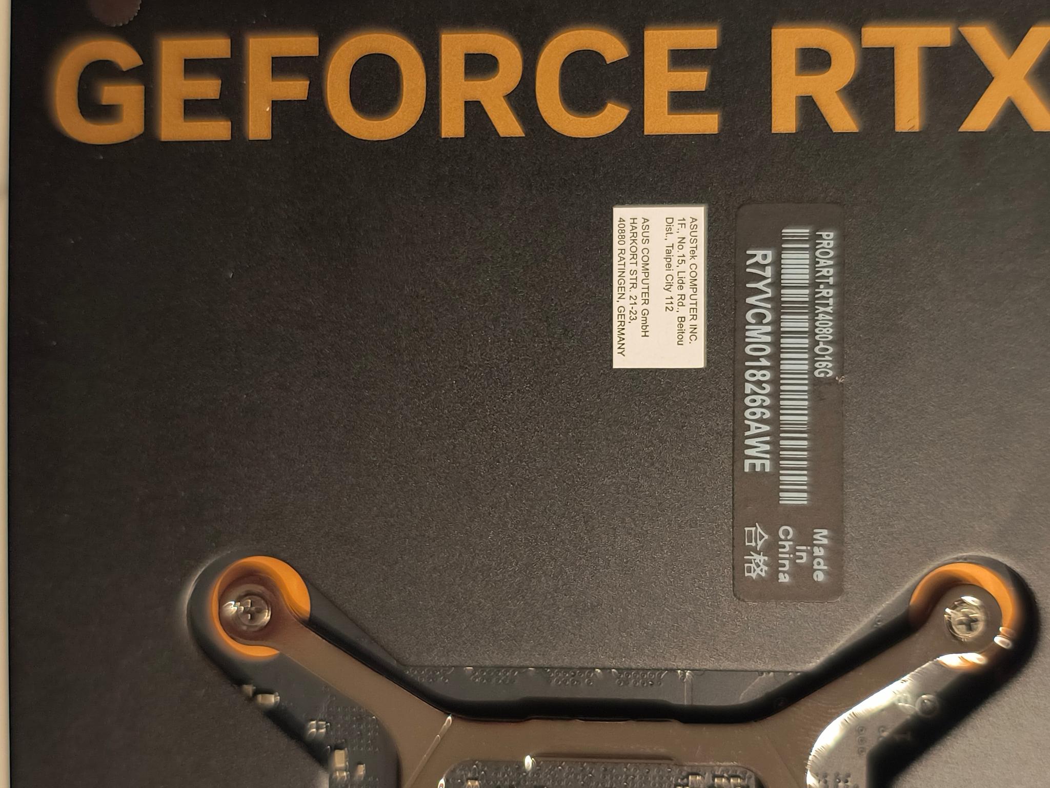 Asus ProArt GeForce RTX 4080