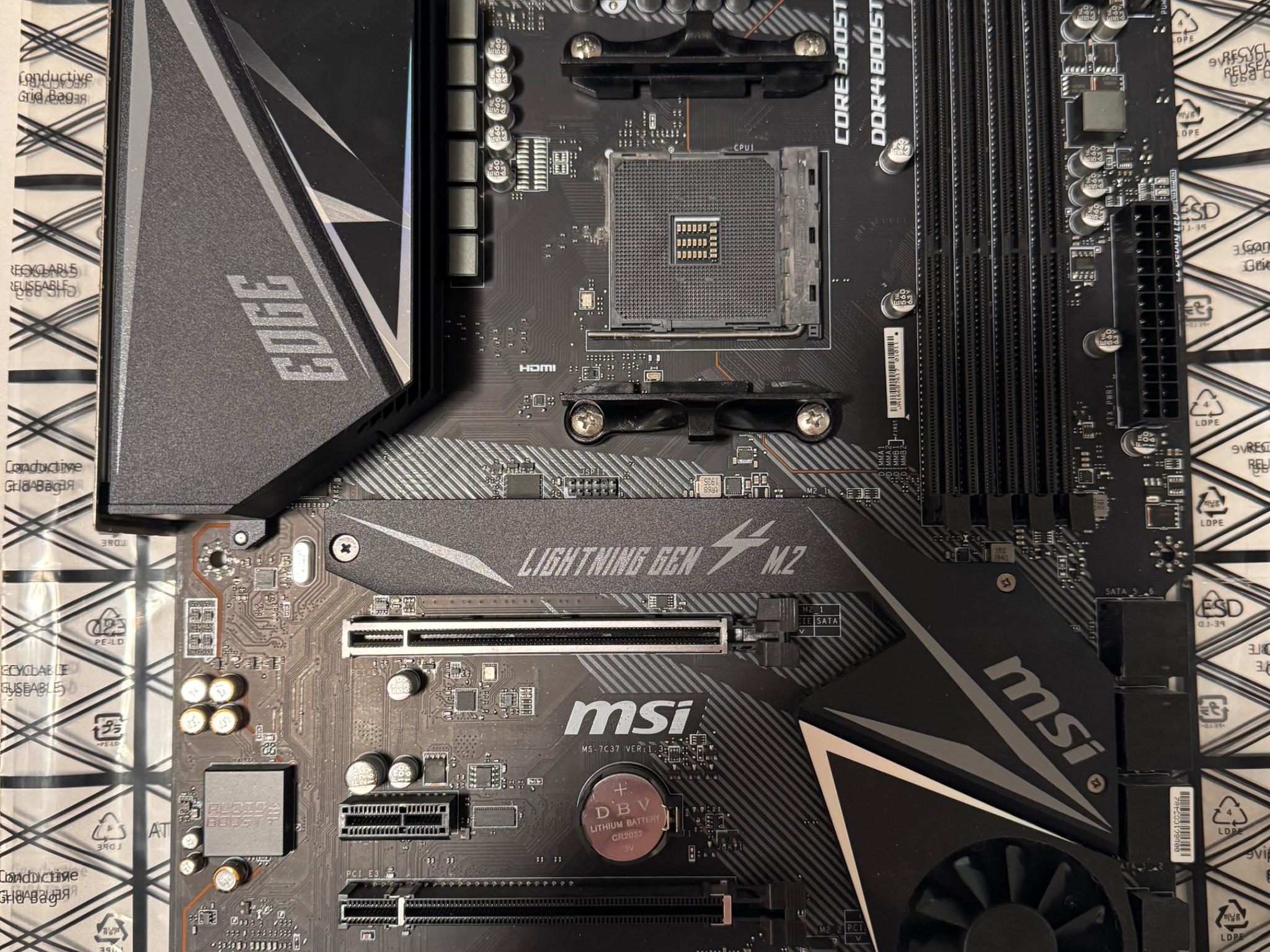 AMD 5800X with MSI X570 Motherboard and 32GB Ram