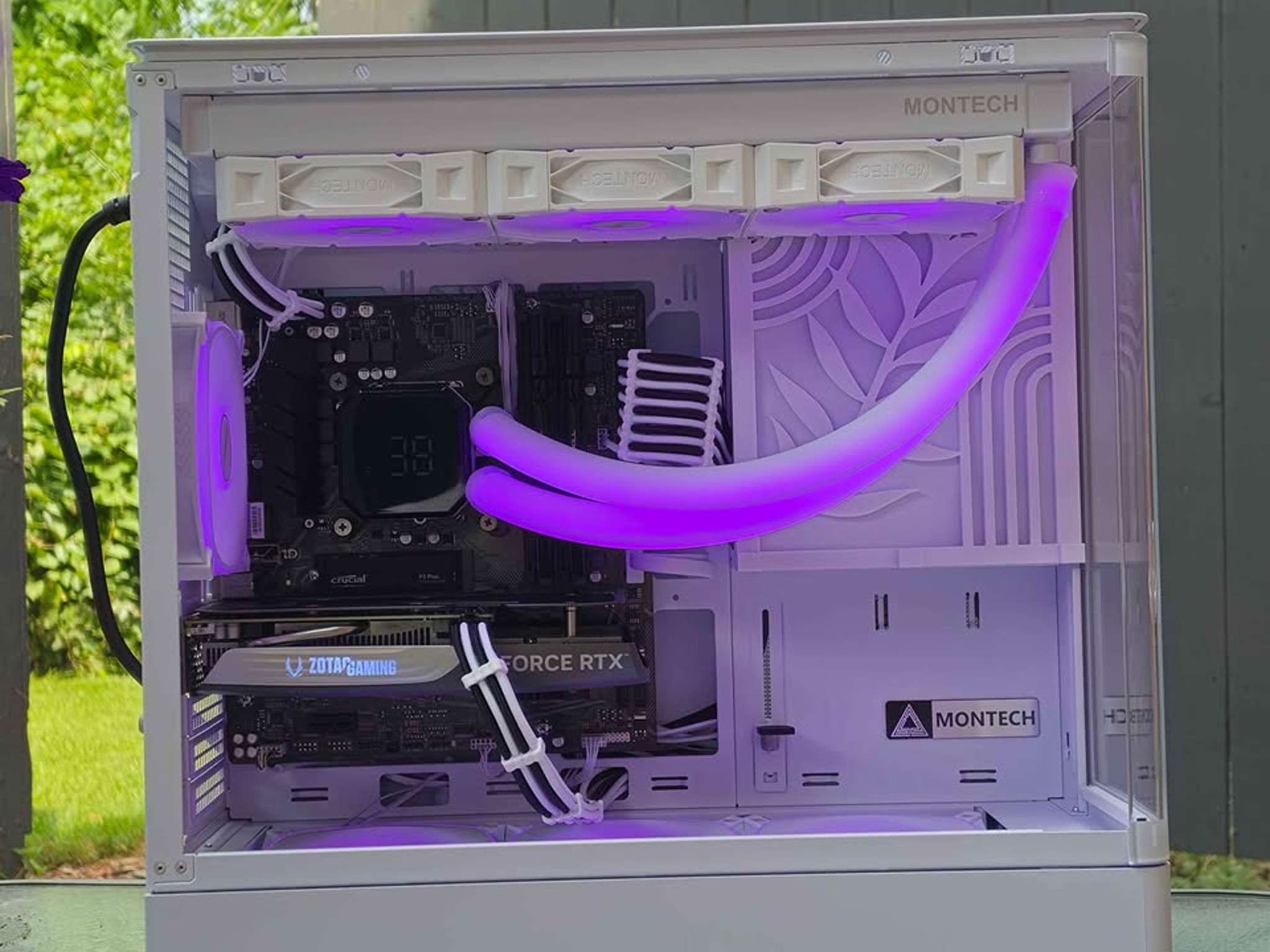 🤍Custom White RGB Gaming PC🤍 • Nvidia 4060, Intel i7, 16GB RAM, SSD • Plug n' Play Ready