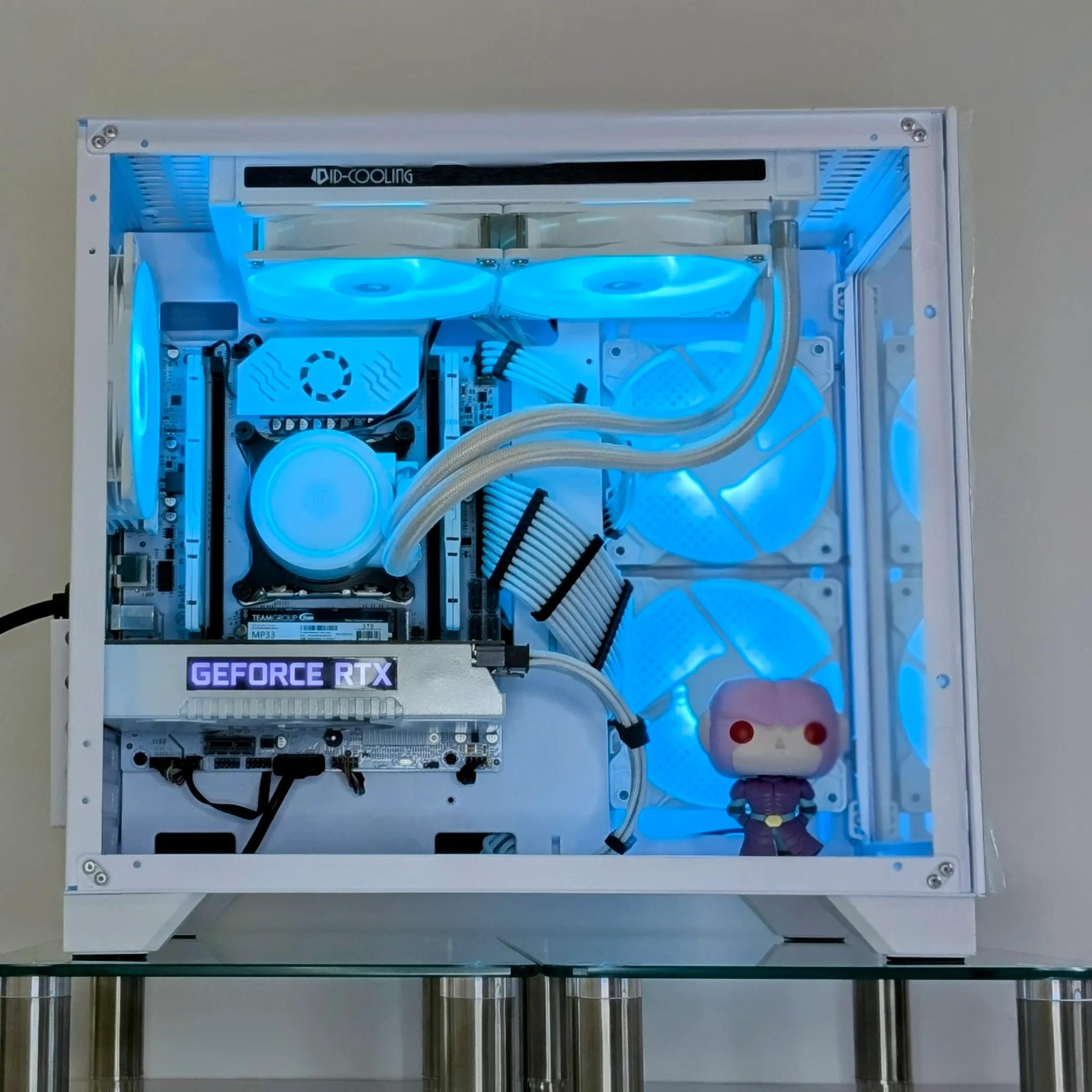 ⚪️ALL/WHITE HiT⚪️Liquid-Cooled💧⚪️RTX 2060⚪️I7-5930K@4.3GHz⚪️16GB(2x8GB) DDR4⚪️1TB PCIE SSD⚪️700w PSU