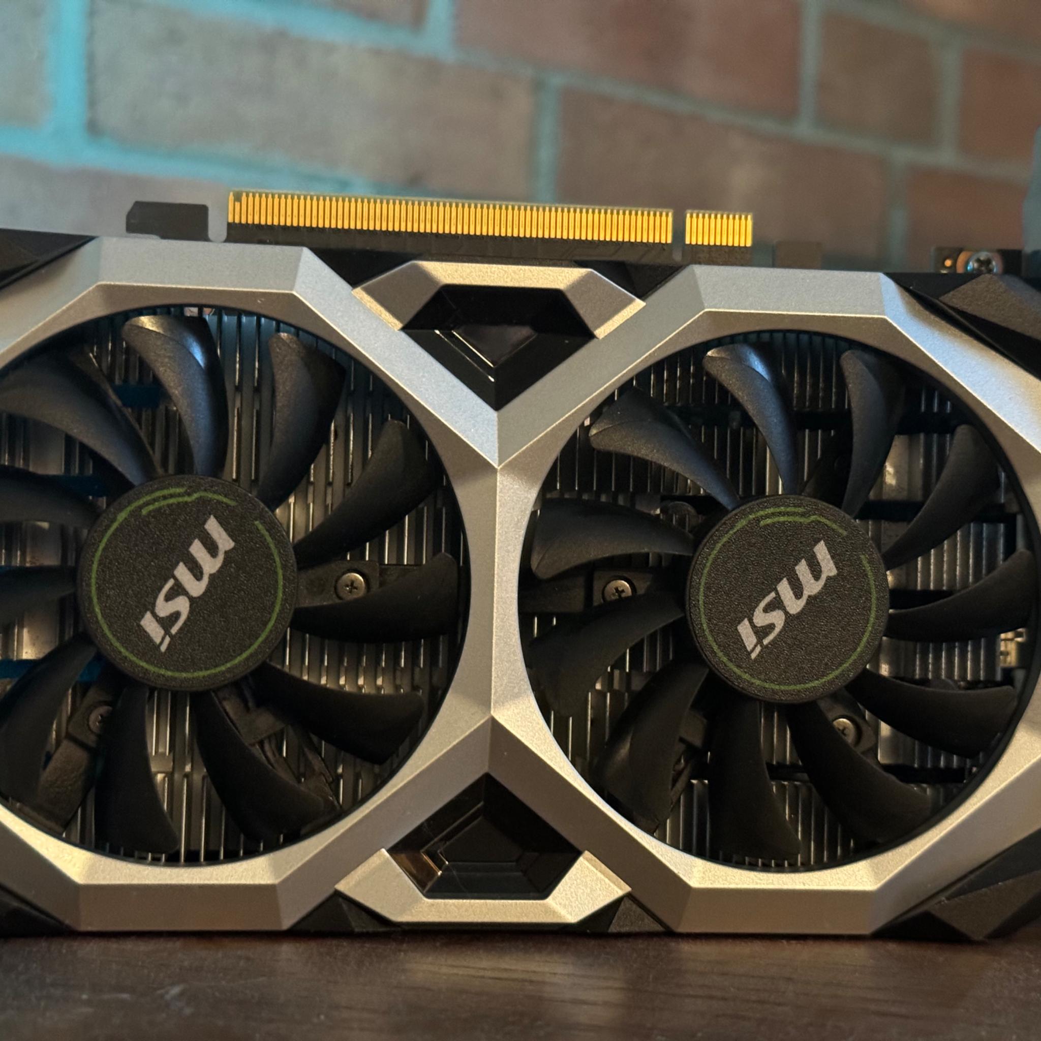 NVIDIA GEFORCE GTX 1650 | MSI VENTUS XS 4GB OC (NO EXTERNAL POWER REQUIRED)