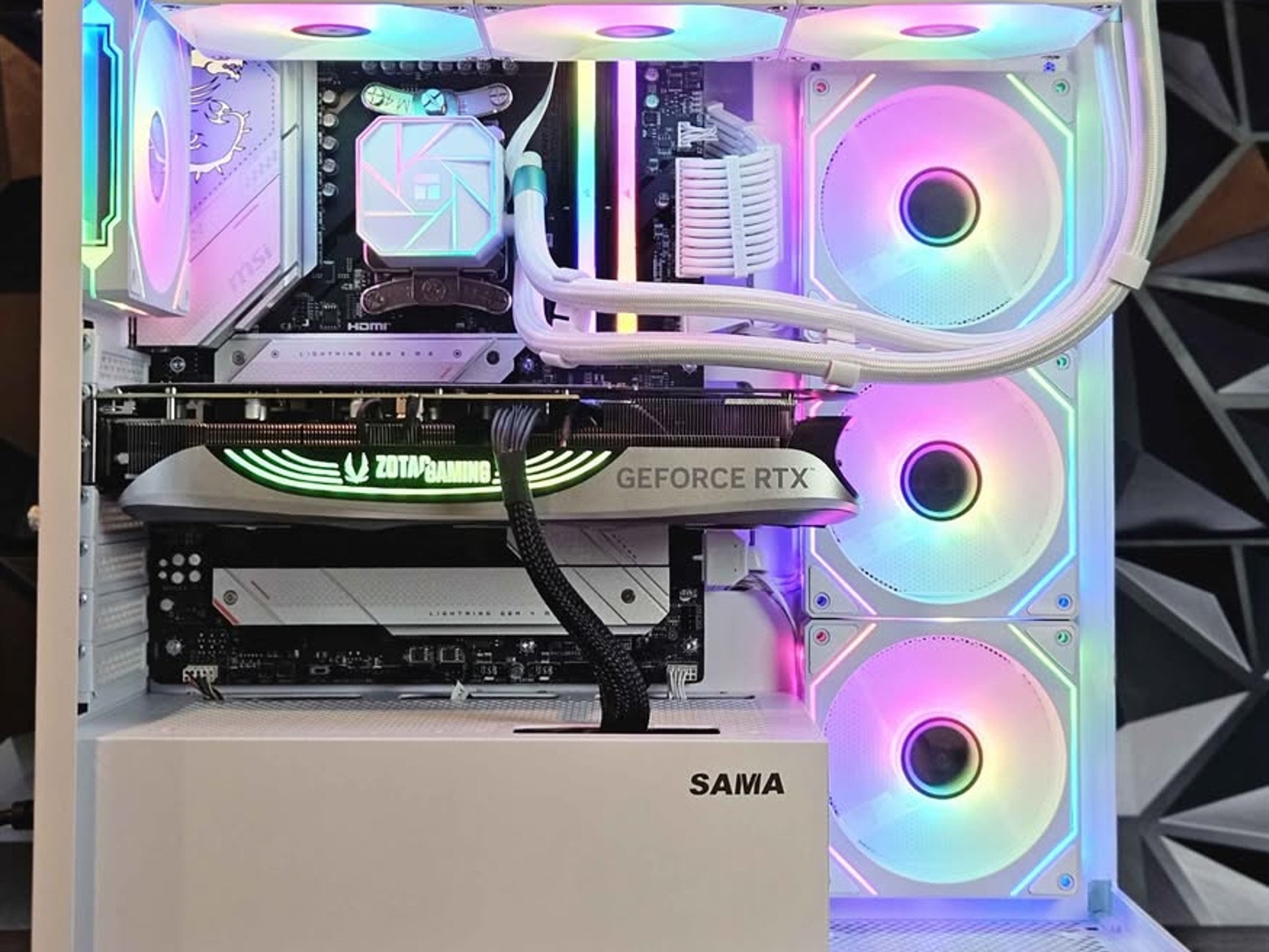⚪👻Ghost 👻⚪ Gaming PC (Ryzen 7 + RTX 4070 TI)