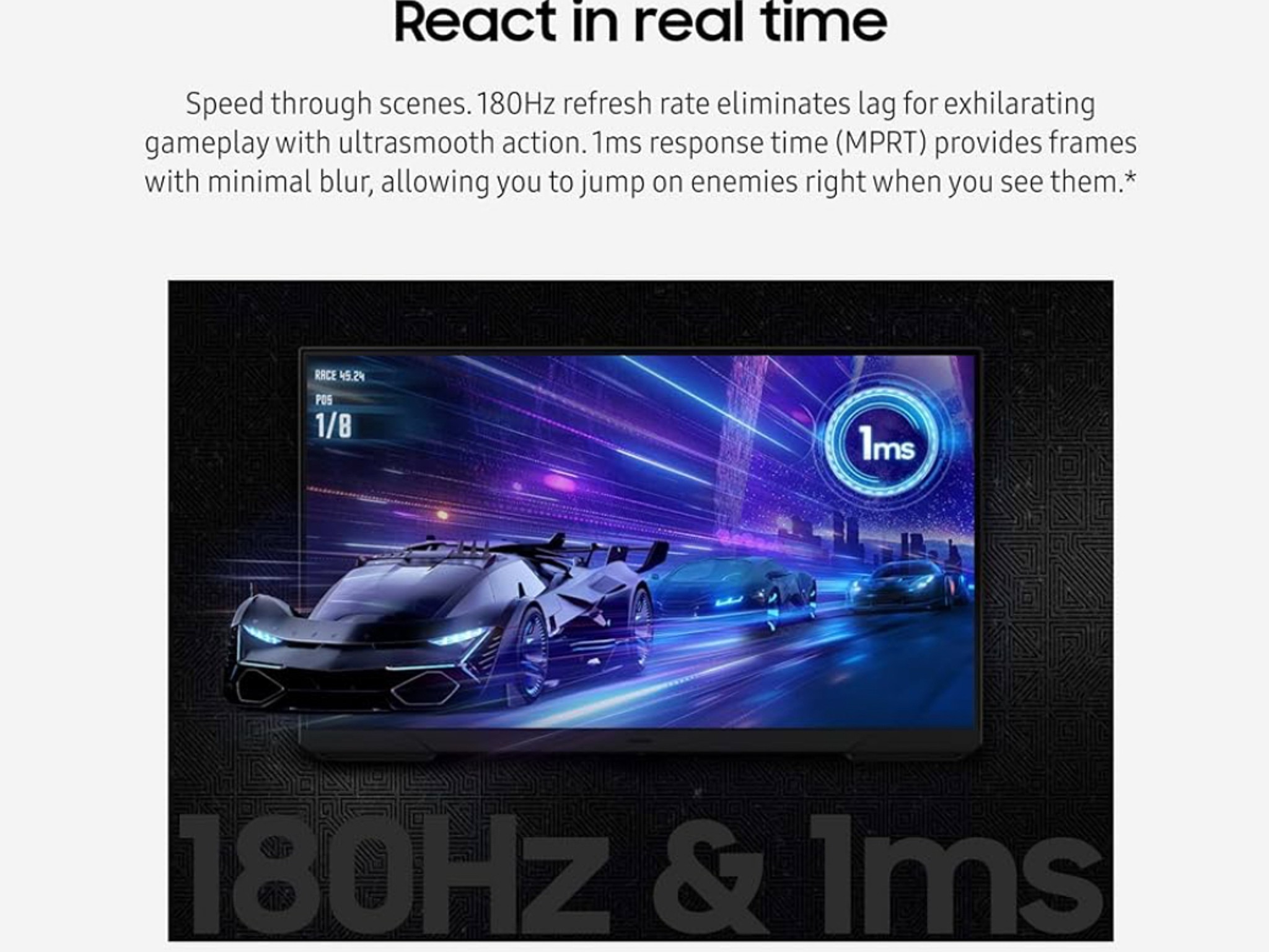 SAMSUNG 27-Inch Odyssey G3 Series FHD Gaming Monitor, 1ms, 180Hz, AMD FreeSync LS27DG302ENXZA 2024