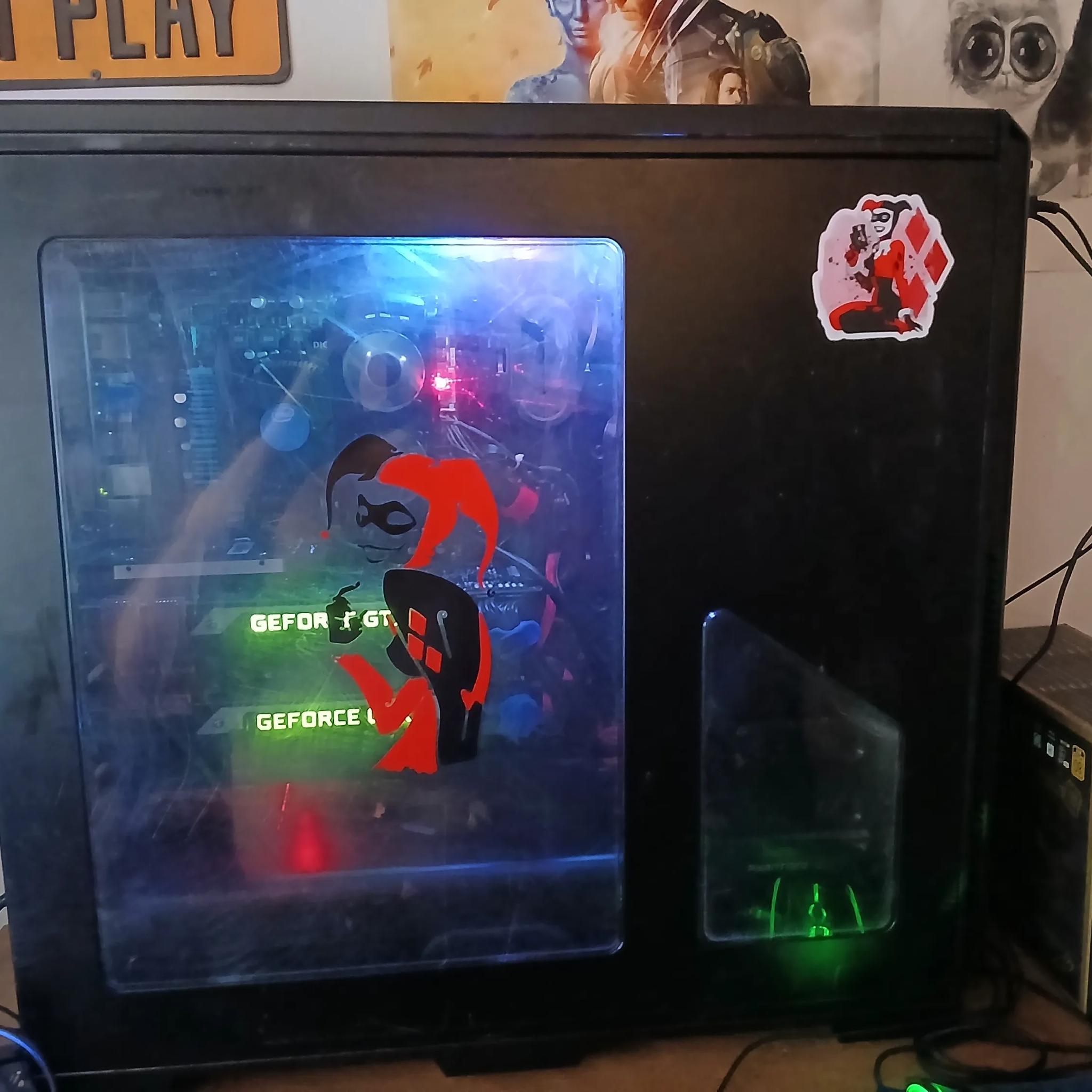 Mt-Case Gaming Custom Built Harley Quinn Gamming PC Mk. 1 Complete System