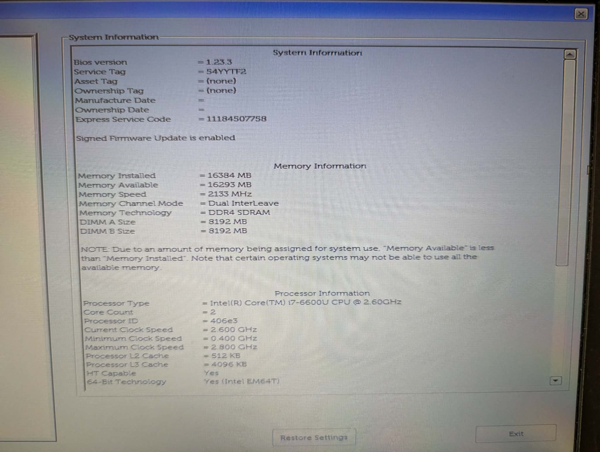 Dell Latitude E7270 | Workstation & Emulation Ready | Intel i7-6600U | 16GB DDR4 | 256GB M.2 SSD