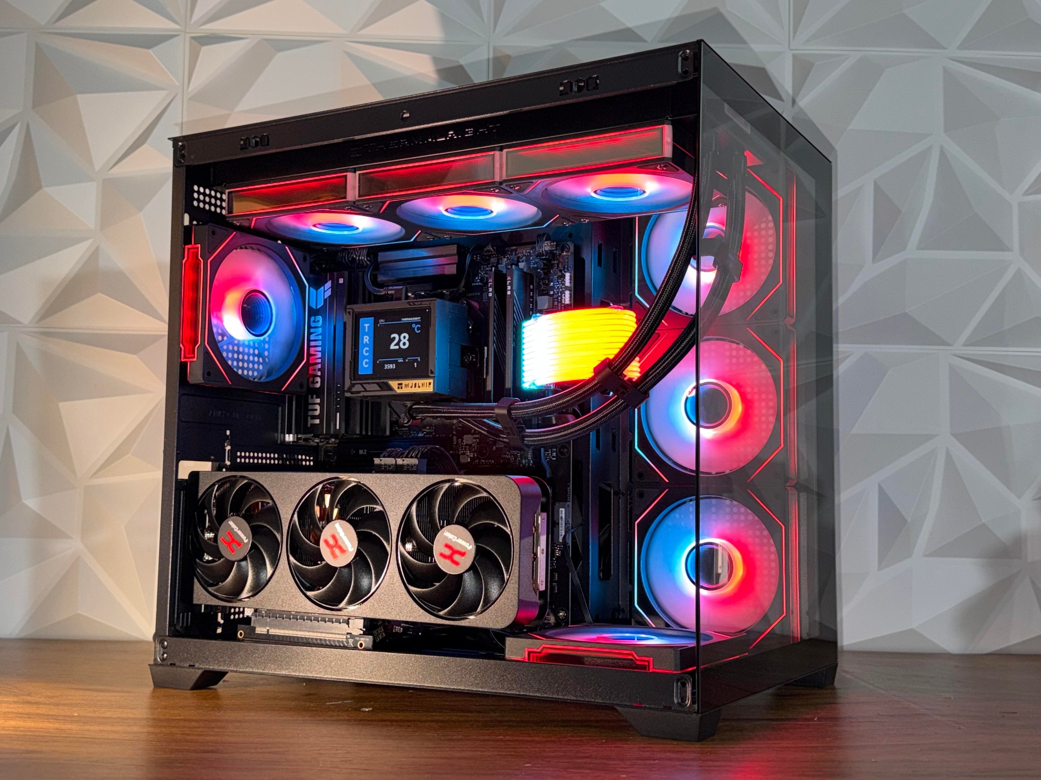 🔥RX 9070 XT | Ryzen  7900X/9800x3d | 32GB DDR5 | 1TB NVMe | LCD AIO | W11 Pro "Fireflare Phantom"🔥