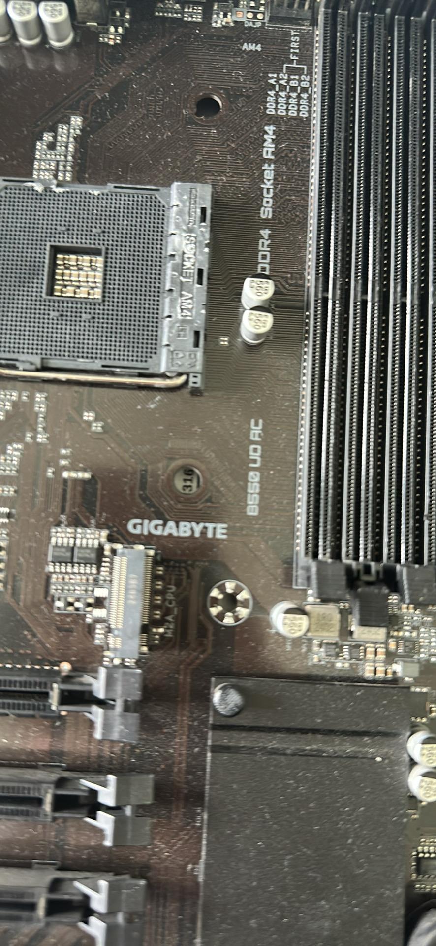 Gigabyte B550 UD AC ATX AM4 Motherboard (tested, works perfectly fine)