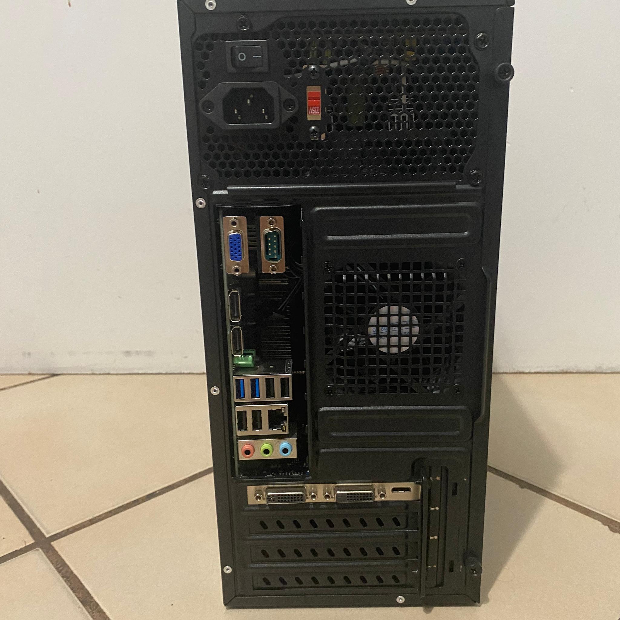 Gaming PC - GTX 650 Ti, I5 4570, 16GB DDR3, WIFI, BLACK, 128GB SSD, 500GB HDD, Windows 10, Game RDY.