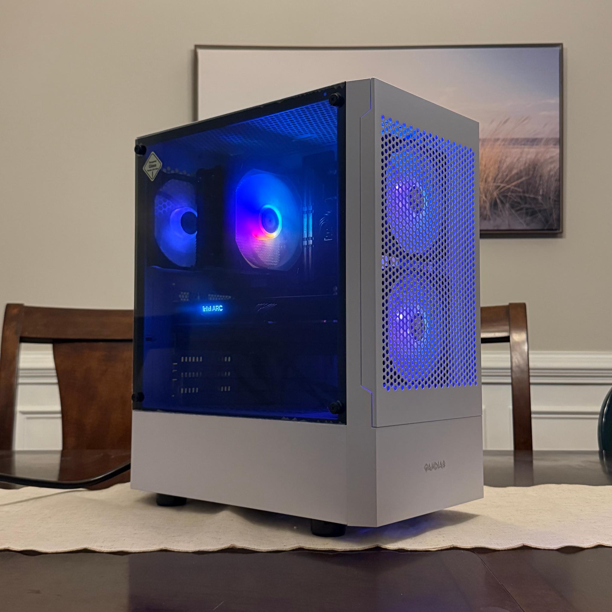 Intel ARC A750 8GB | Ryzen 5 5600G | 32GB DDR4 | 1TB NVMe | Win11 | WiFi | 1080P Gaming PC