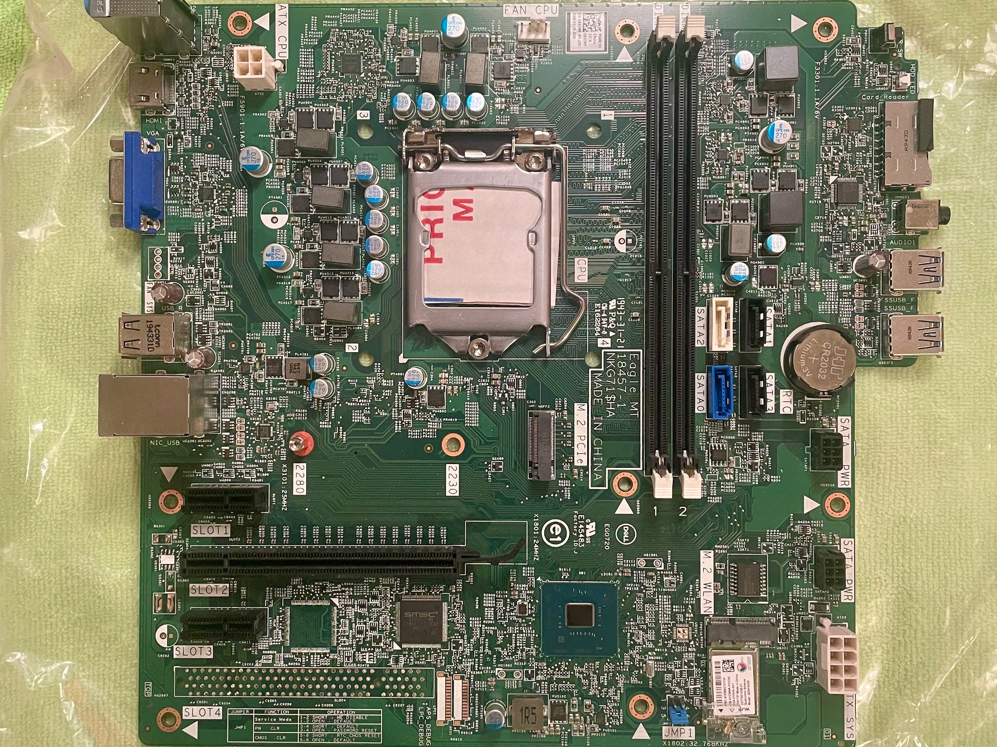 Dell Inspiron / Vostro 3670 Motherboard (Eagle MT 18457-1) LGA1151 DDR4