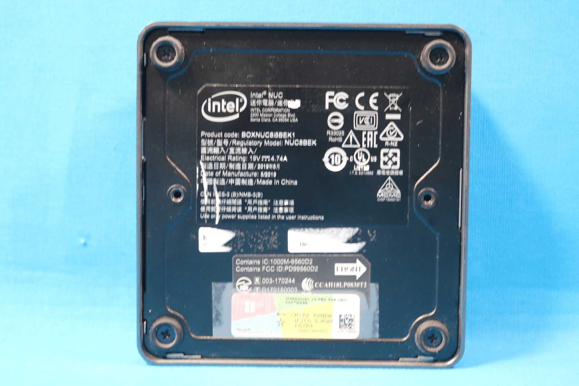 Intel NUC 8th Gen i5-8259U 2.30ghz Quad Core 16GB RAM 128GB SSD Mini PC Wifi/BT