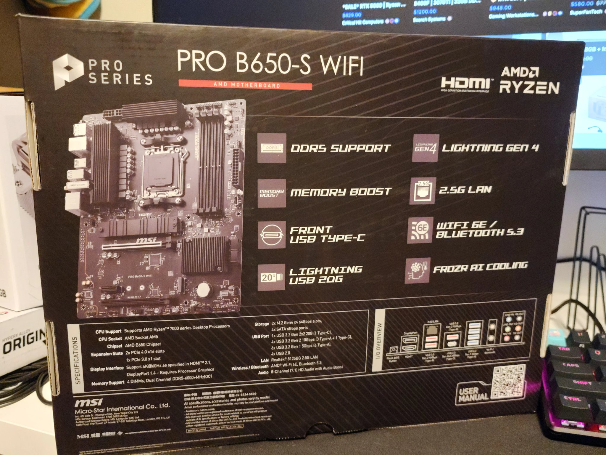 MSI Pro B650-S WiFi Motherboard
