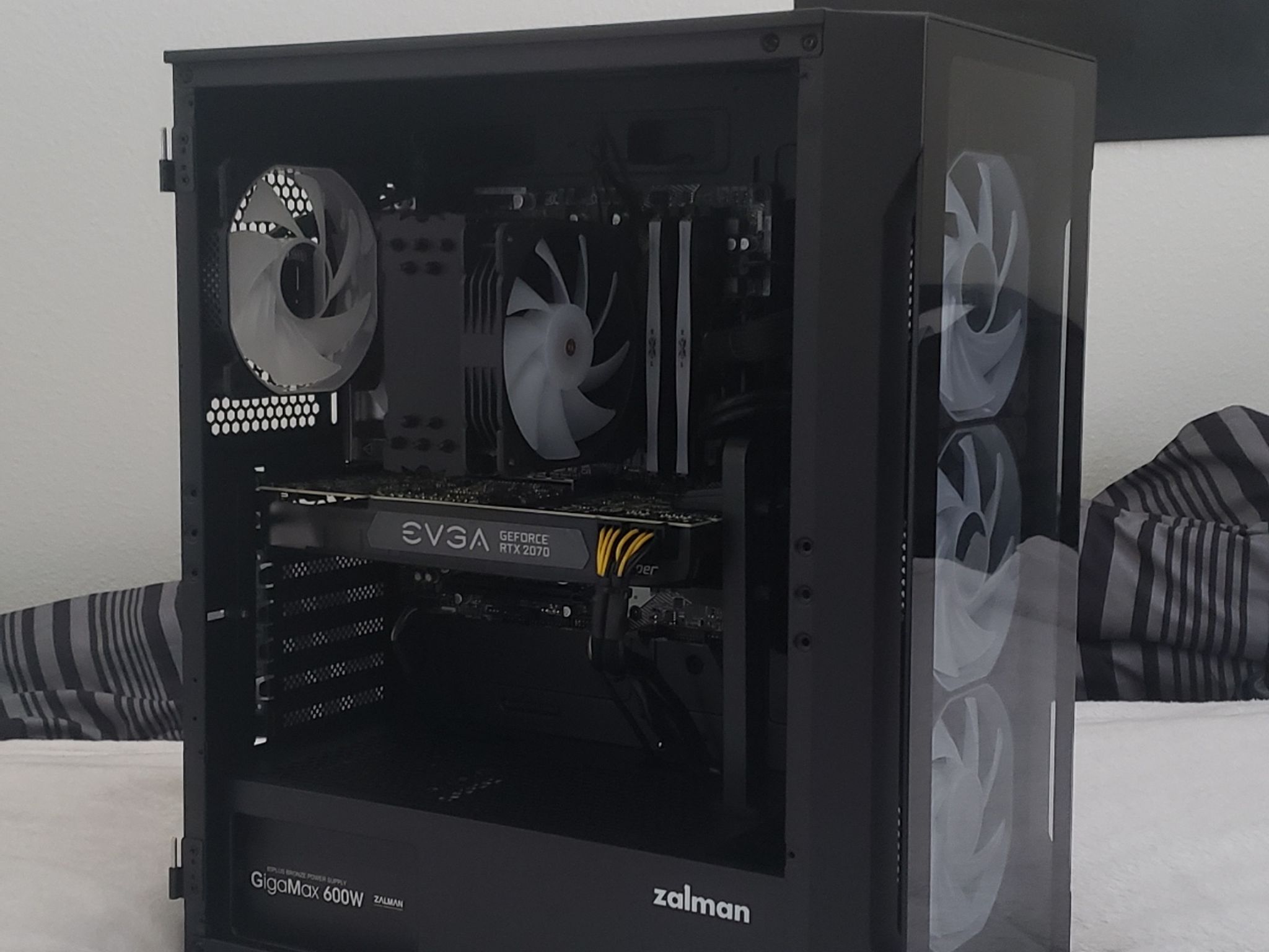 "The CryoFlux:" High Performance Gaming PC. Ryzen 7 5700X3D, RTX 2070 SUPER, 16GB RAM
