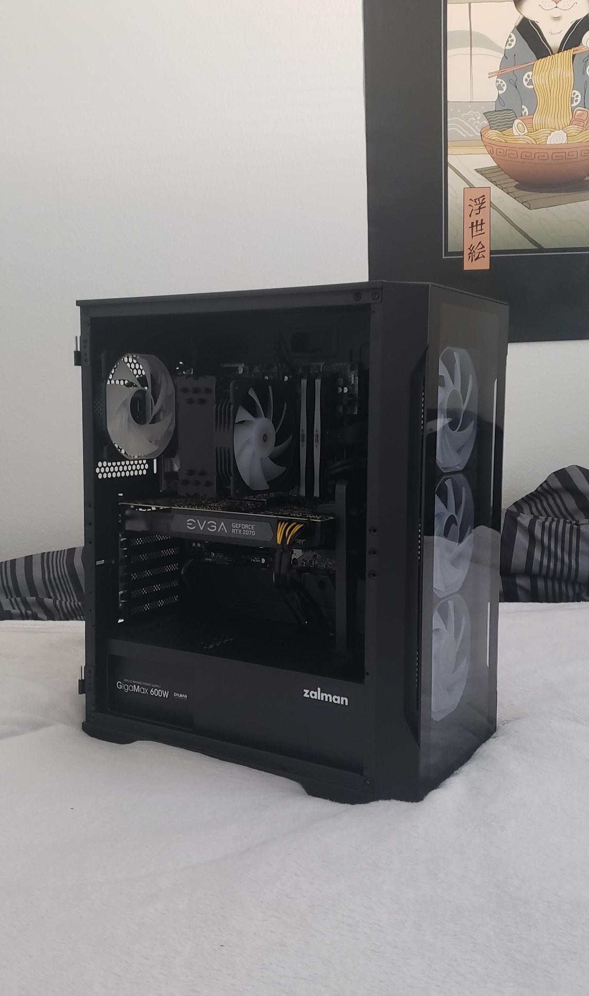 "The CryoFlux:" High Performance Gaming PC. Ryzen 7 5700X3D, RTX 2070 SUPER, 16GB RAM