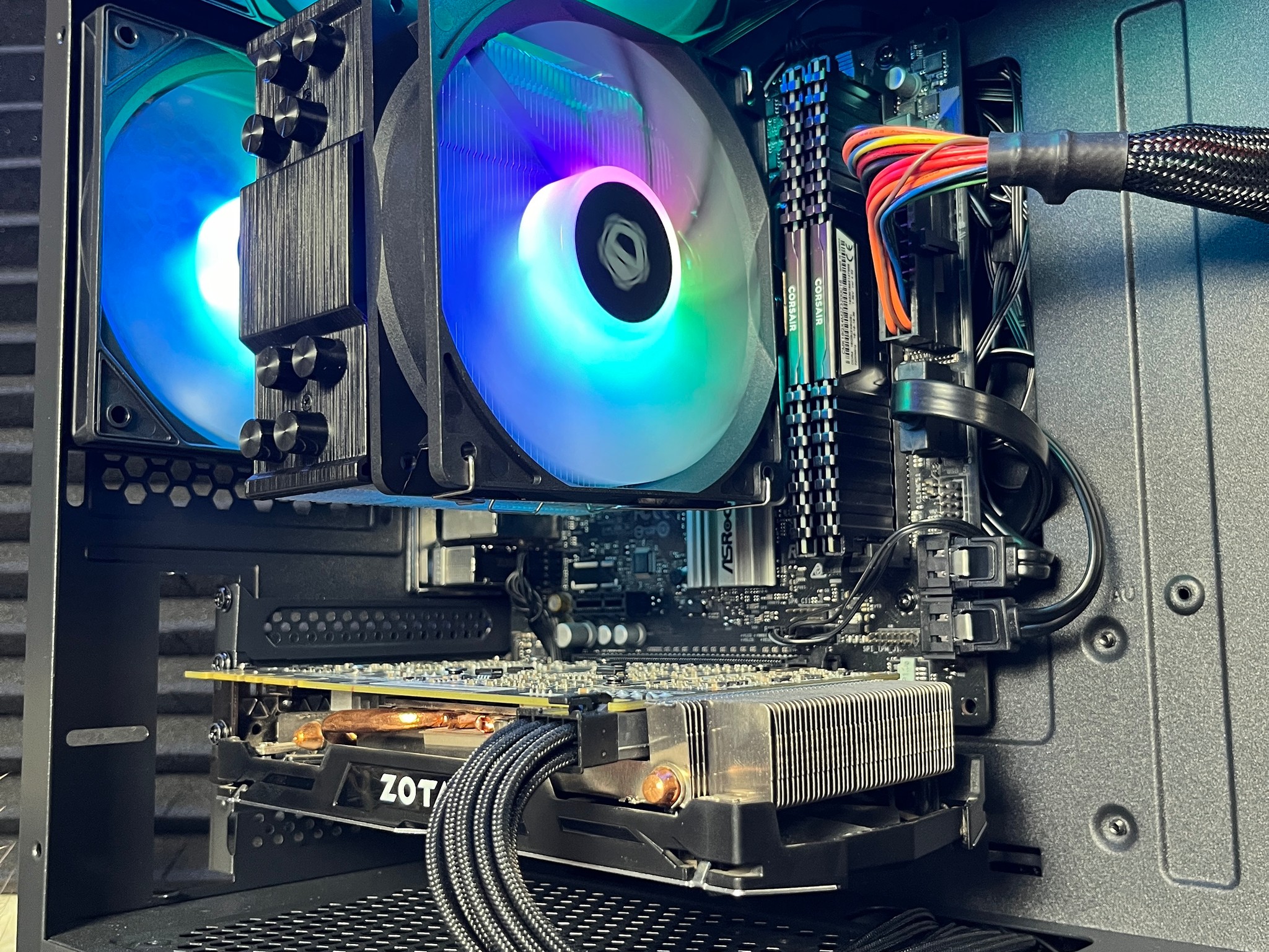 Black RGB Gaming PC | i3 10100F + GTX 1070 8GB | 16GB