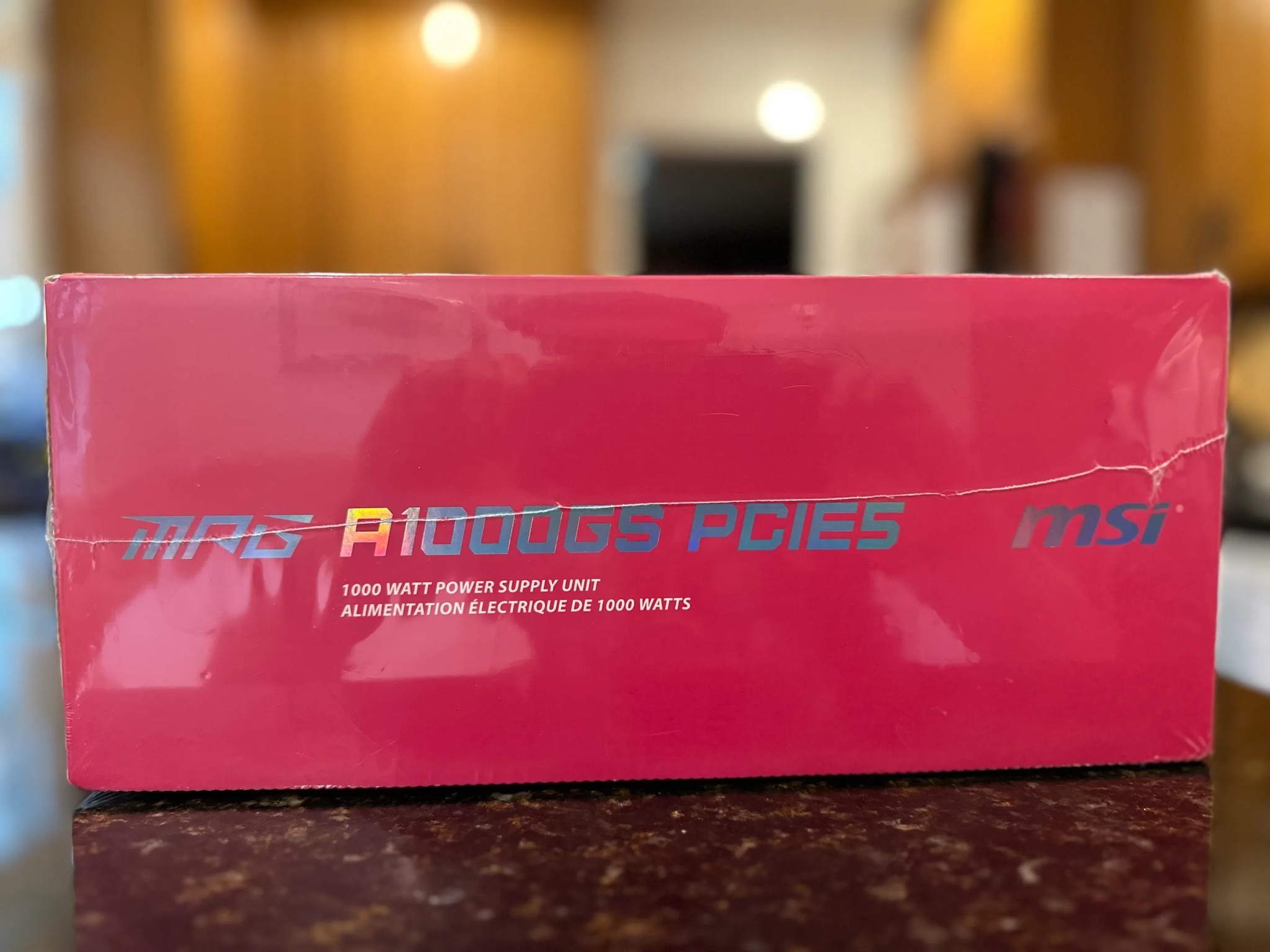 1000W PSU ATX 3.1 - MSI MPG A1000GS PCIE5 - 80 PLUS Gold - 1000 watt Power Supply Unit