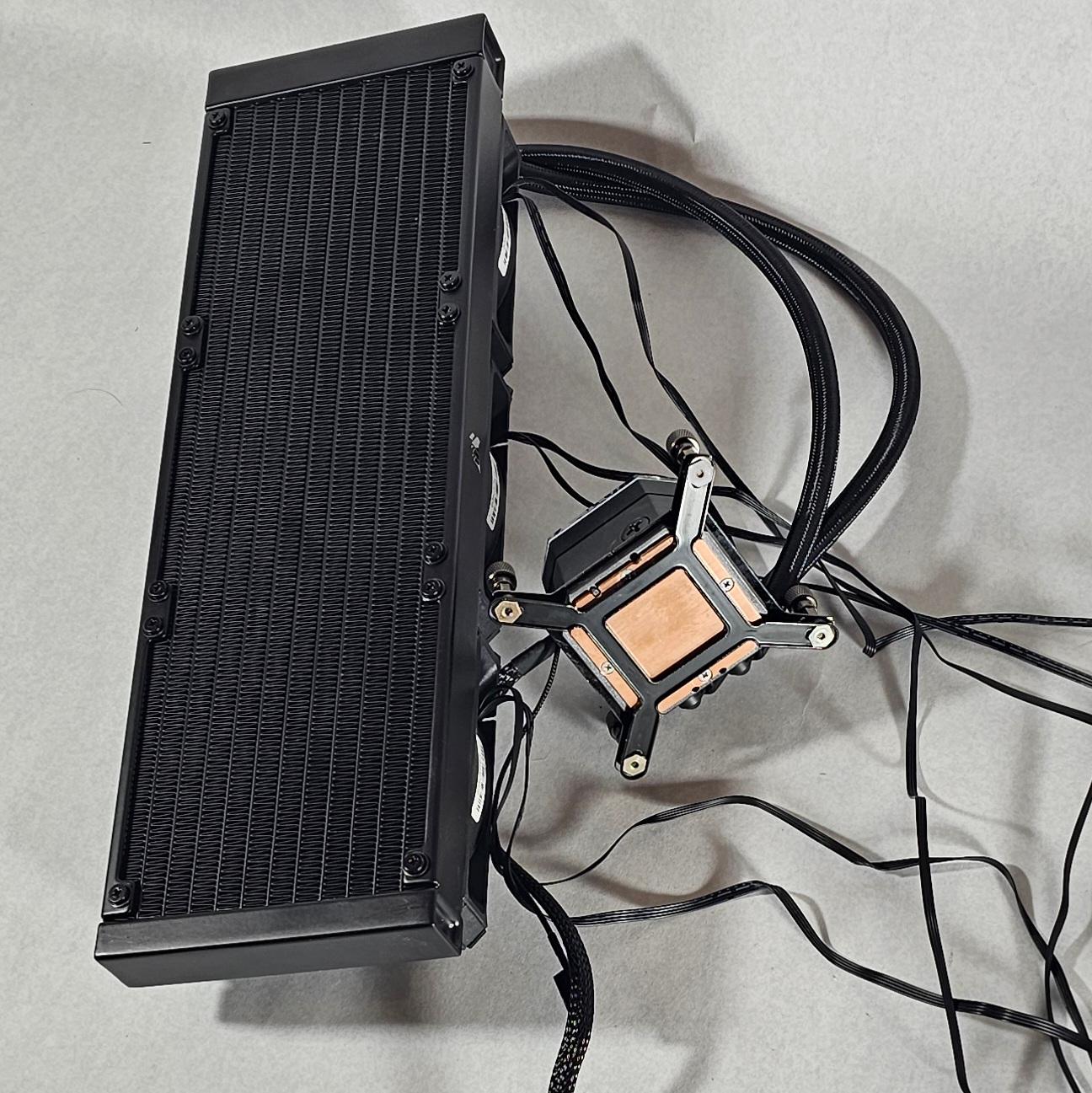 360mm Corsair AIO RGB CPU Liquid Cooler for Intel LGA1700