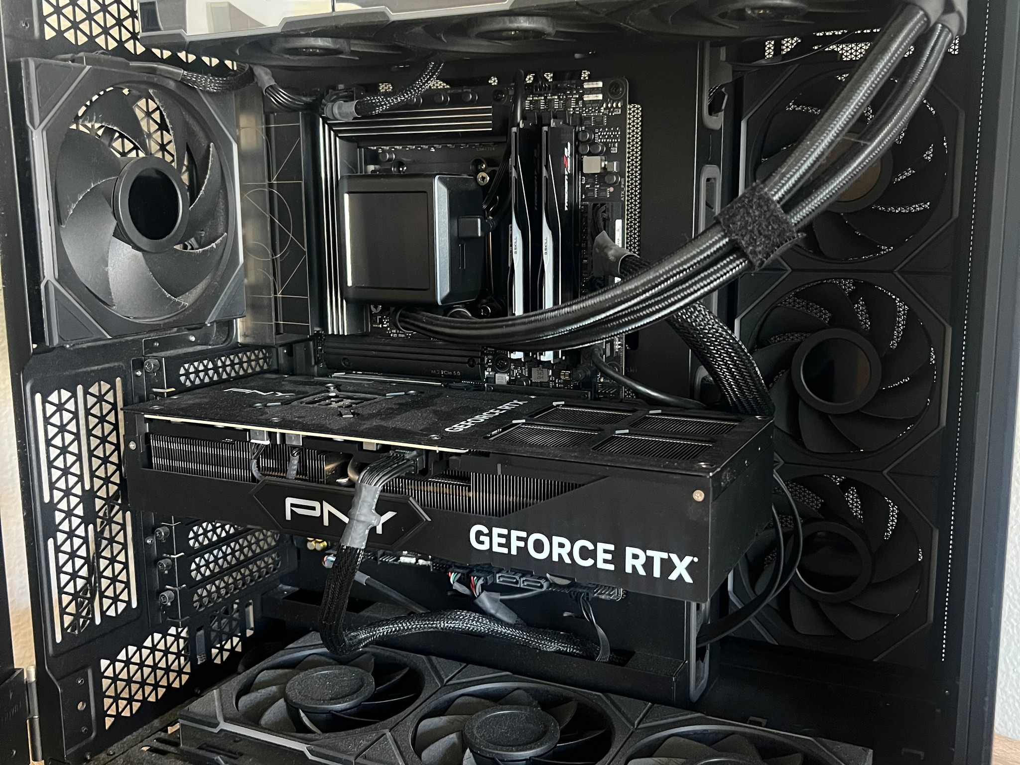 GeForce RTX 4090 Custom Gaming PC - ASUS ProArt X670E, Ryzen 7 7800X3D, 32GB RAM, 2TB NVMe SSD
