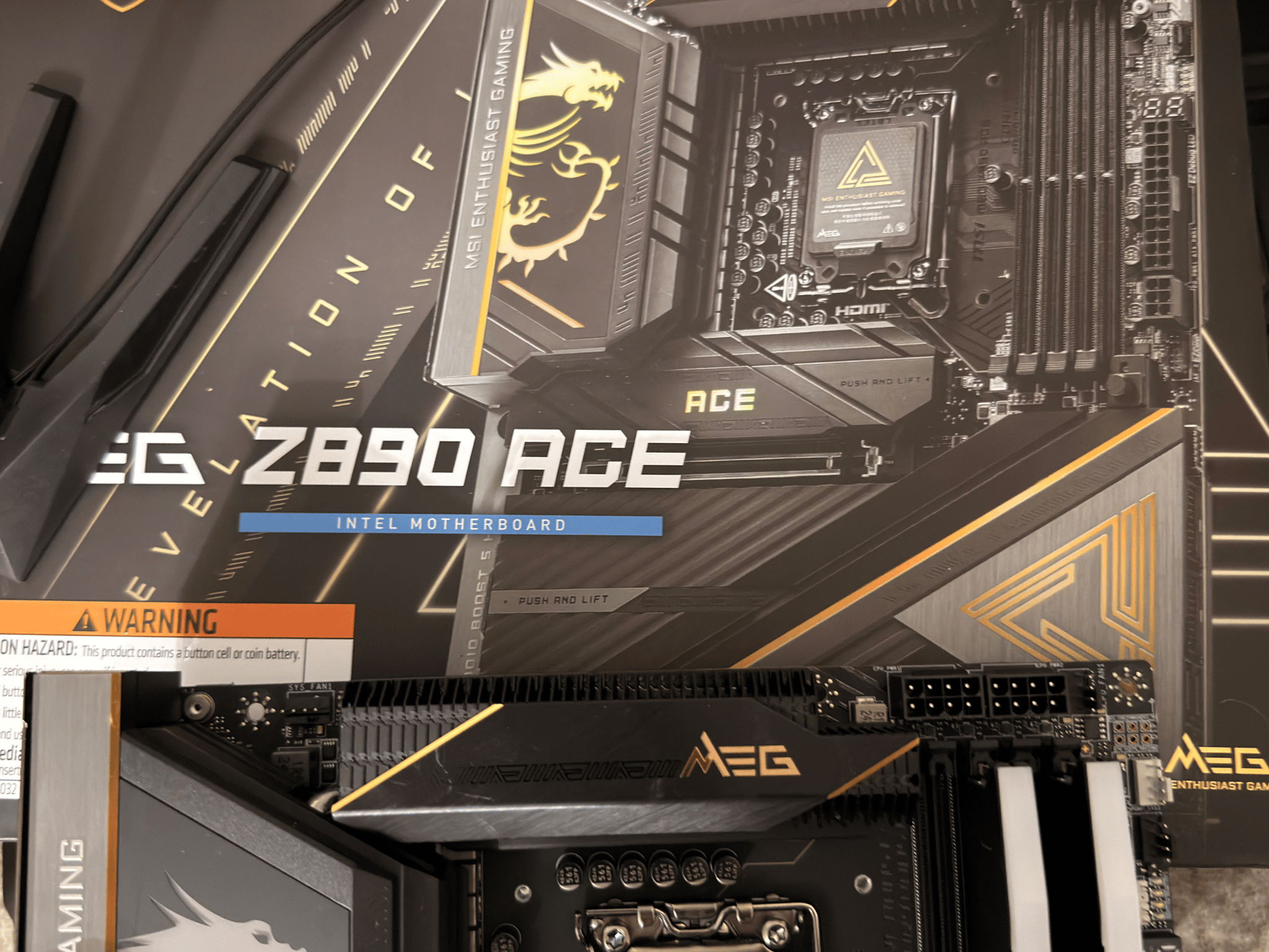 Intel Core Ultra 9 285k, MSI MEG Ace, 96gb DDR5 6400 Corsair