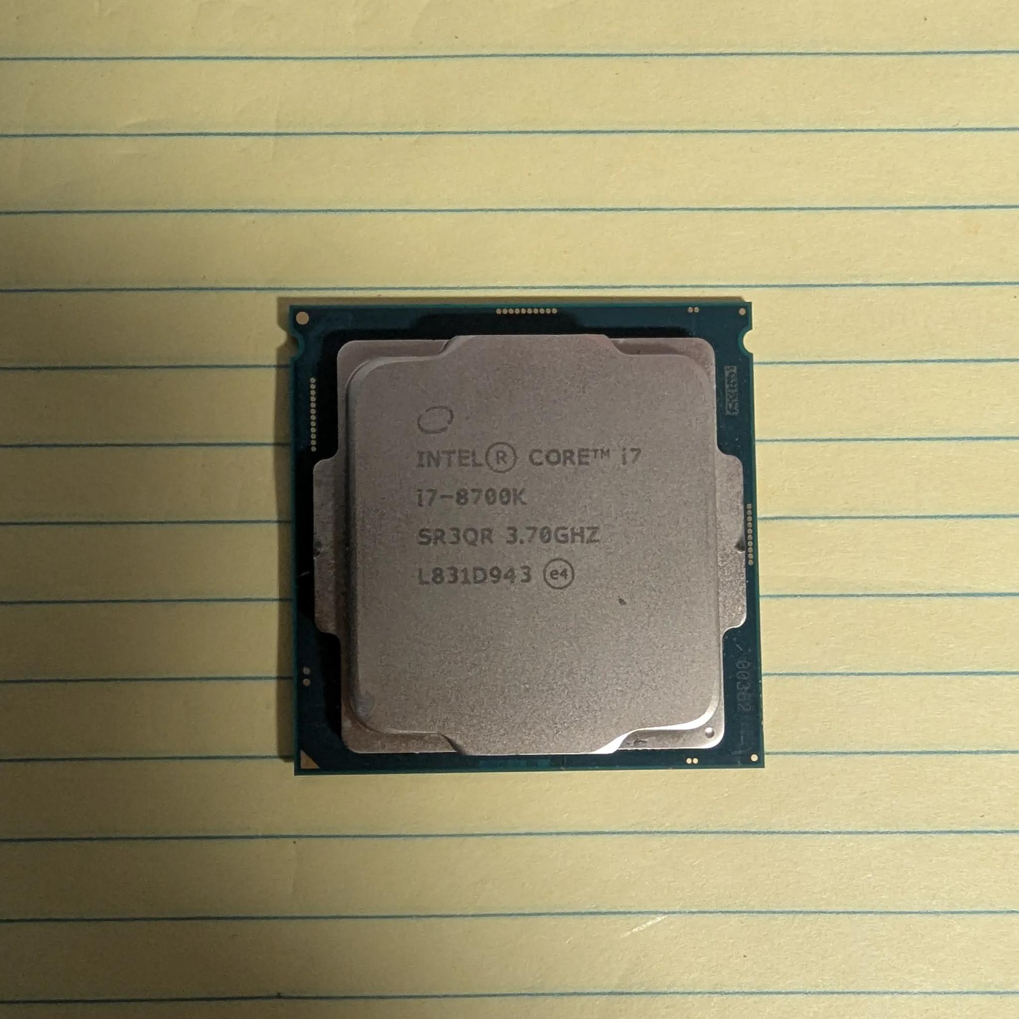 Intel i7-8700k