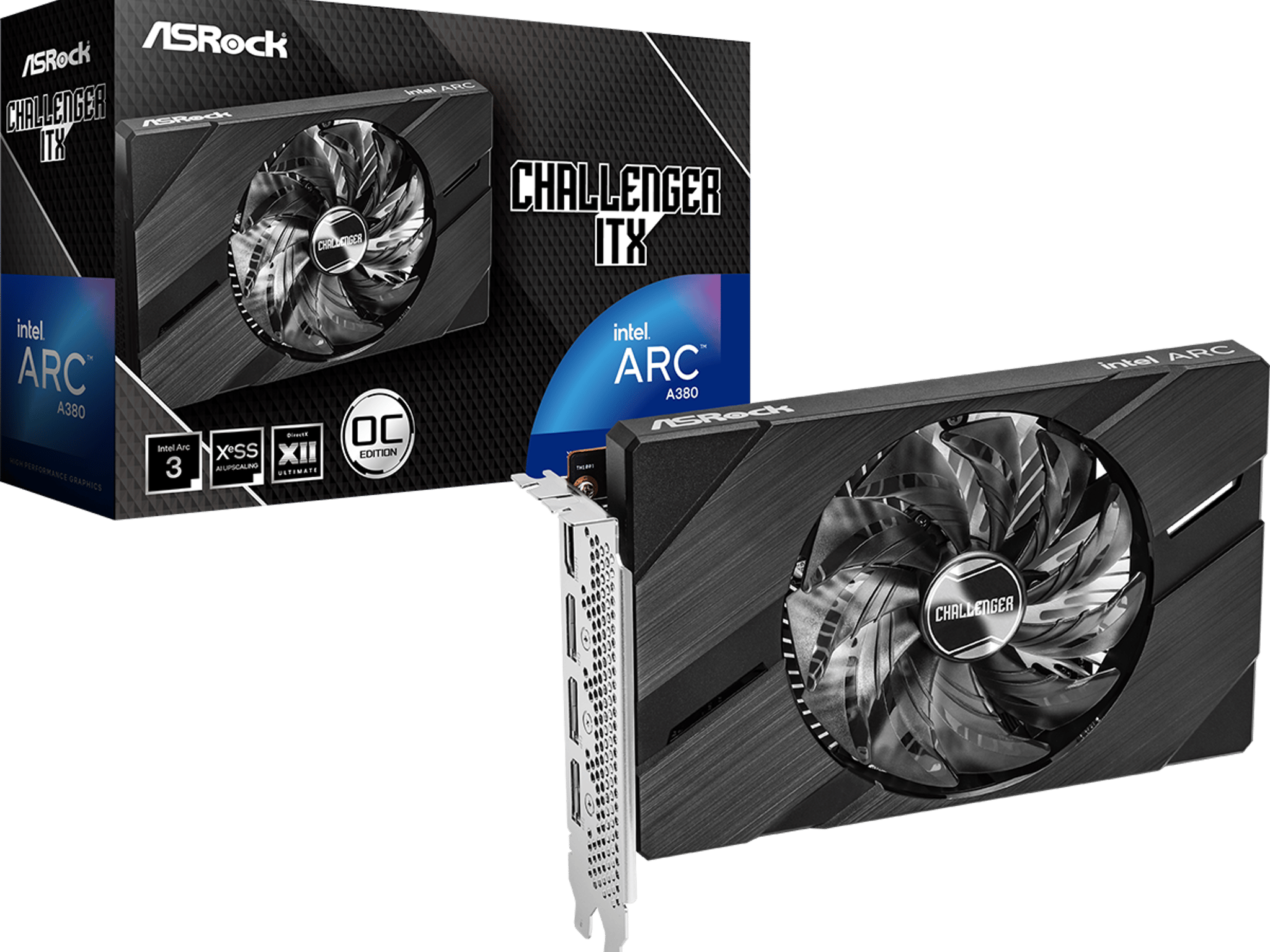 Intel Arc A380 Challenger ITX 6GB OC
