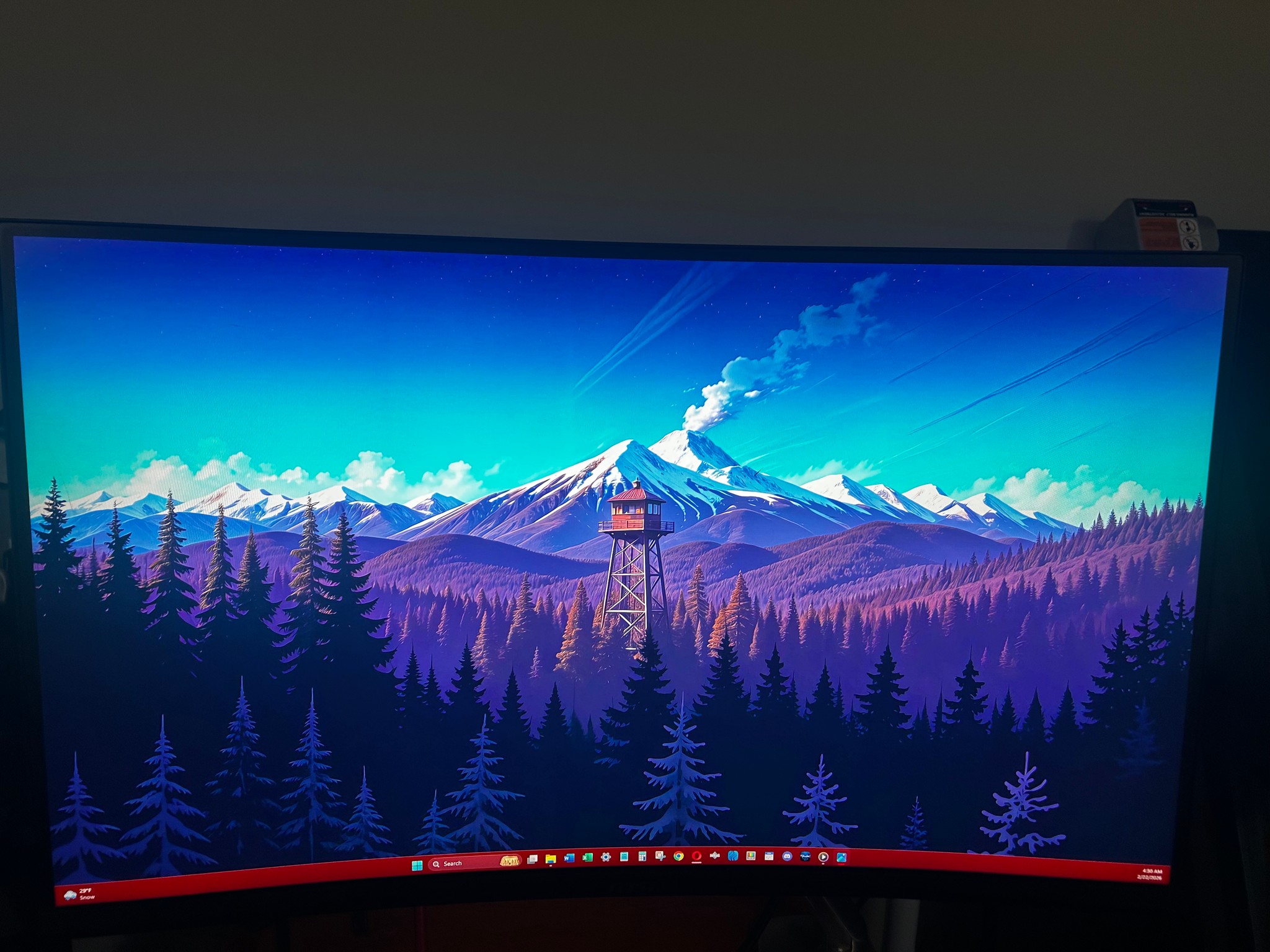 MSI 27" 2K WQHD (2560 x 1440) 180Hz Curved Screen Gaming Monitor (MAG 27CQ6PF)