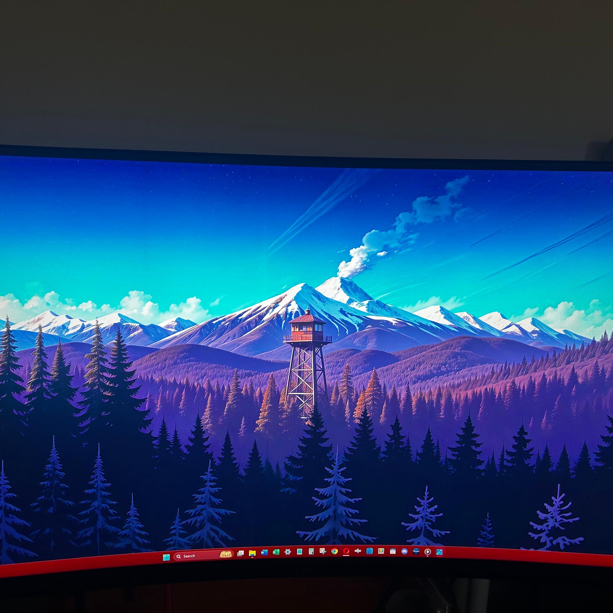 MSI 27" 2K WQHD (2560 x 1440) 180Hz Curved Screen Gaming Monitor (MAG 27CQ6PF)