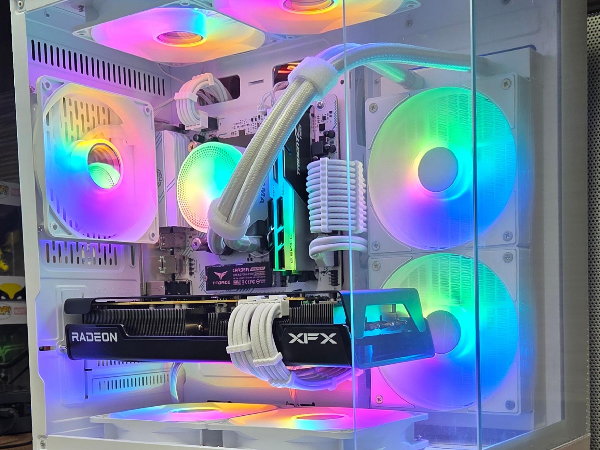 UDGX WhiteForge — Ryzen 5 • RX 7600 XT 16GB — 1080p/1440p Gaming PC
