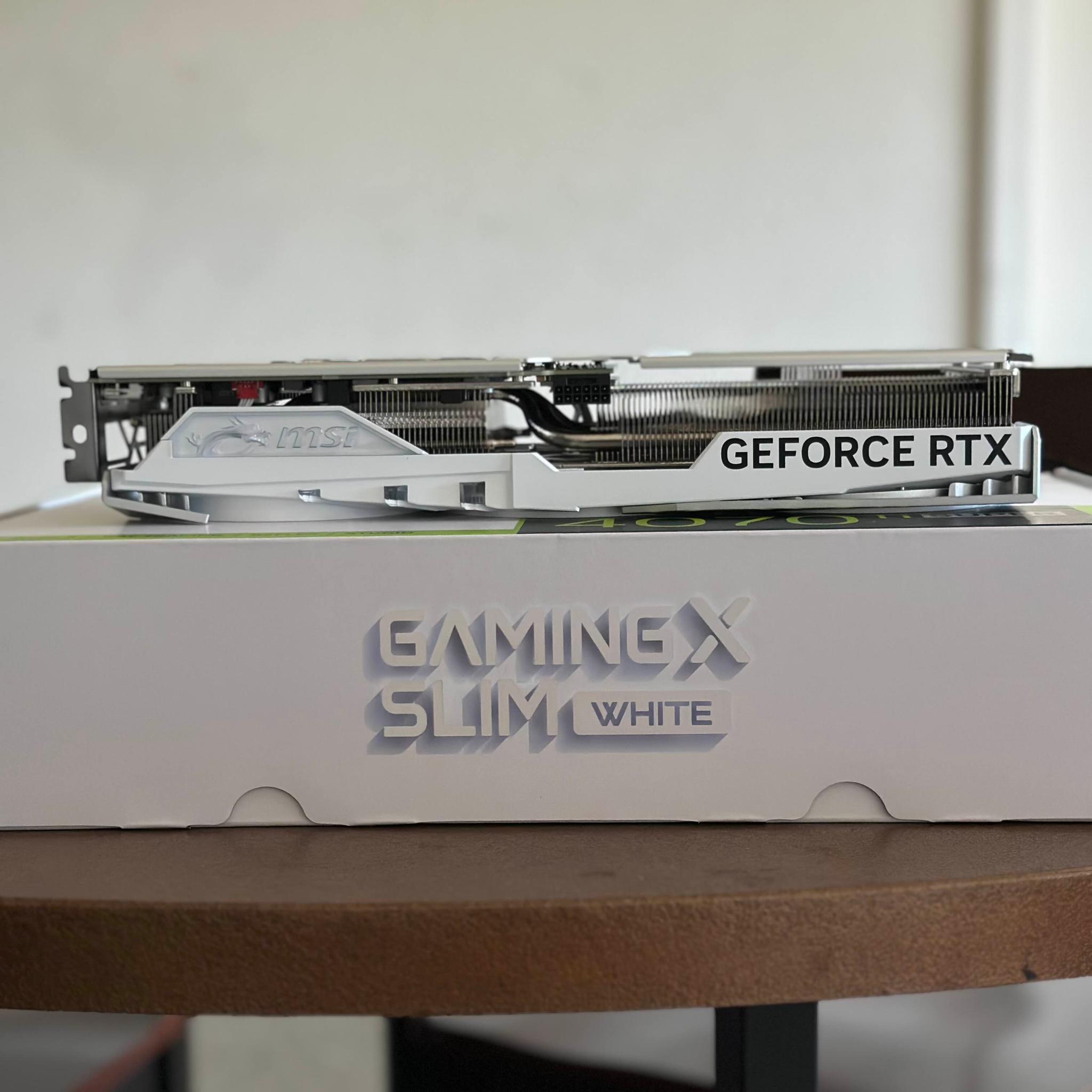 MSI RTX 4070 Ti Super Gaming X Slim White
