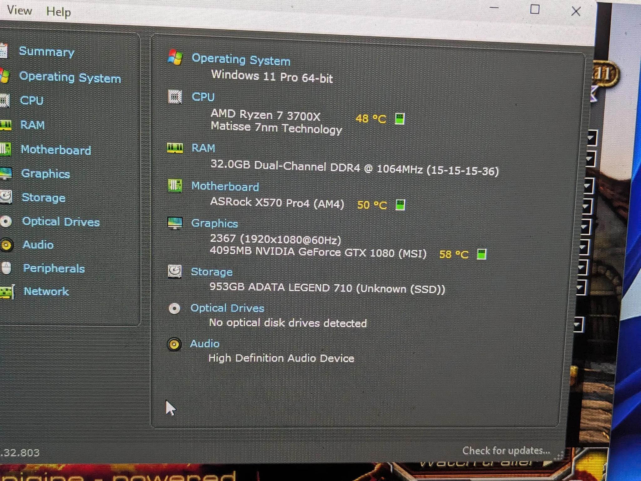 FREE SHIP||Ryzen 7 3700X, GTX 1080 8GB, 32GB DDR4, 1TB NVMe, Win11, ARGB