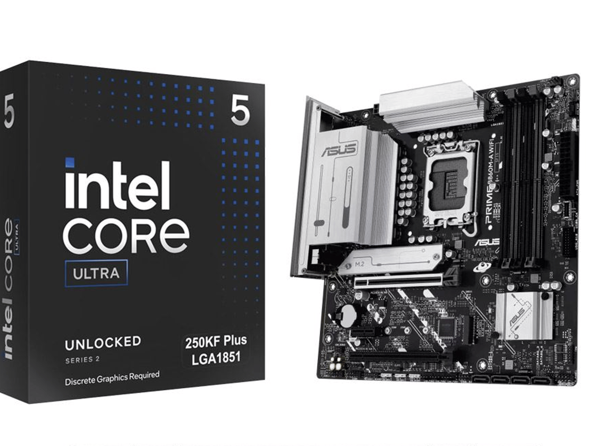 (NEW Bundle) Intel Core Ultra 5 250KF Plus, ASUS B860M-A Prime WiFi