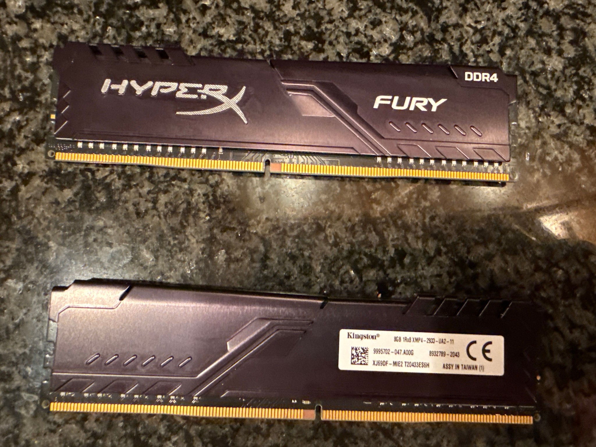 HyperX Fury 16gb kit DDR4 2933MHz