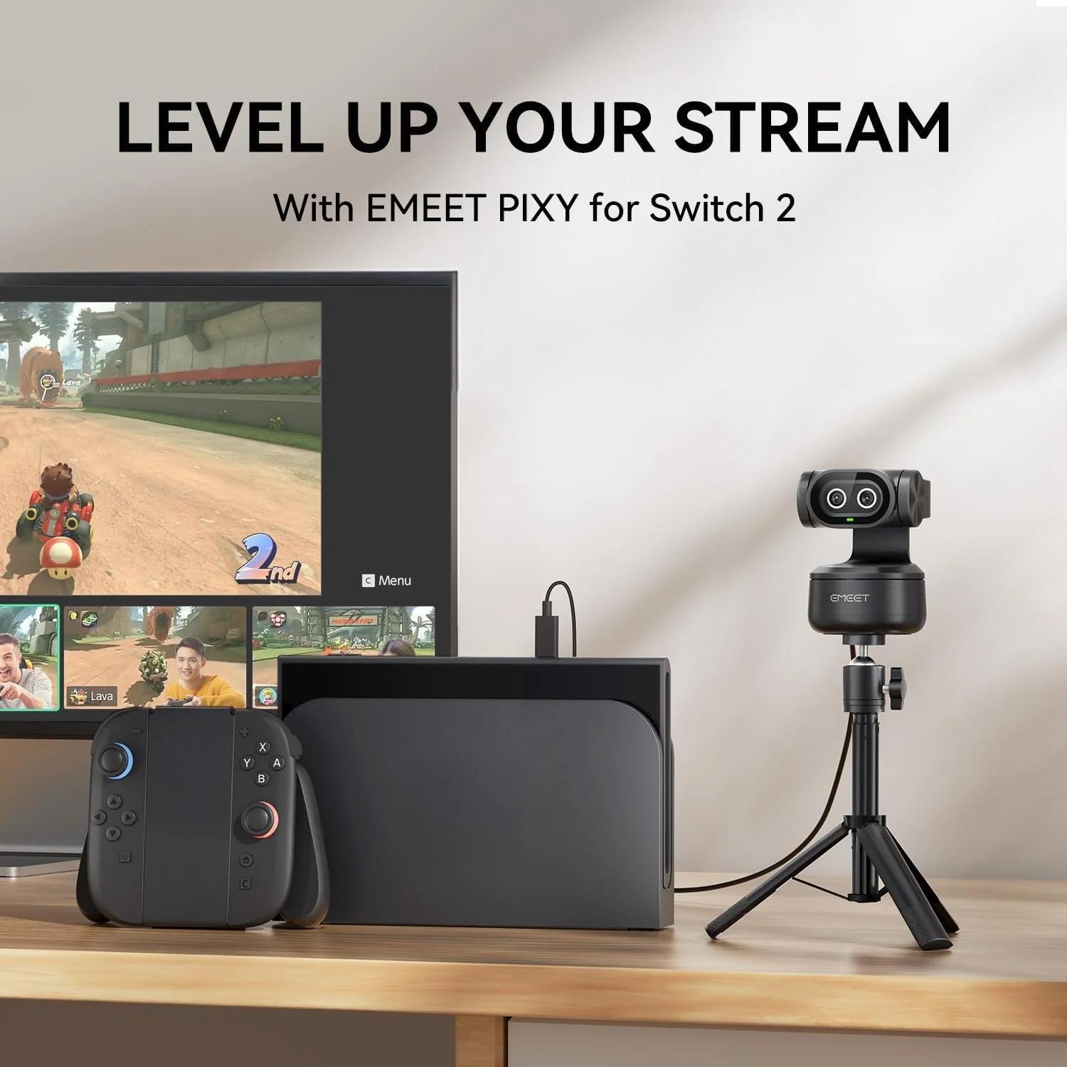 4K AI Webcam - Emeet Pixy Dual Camera