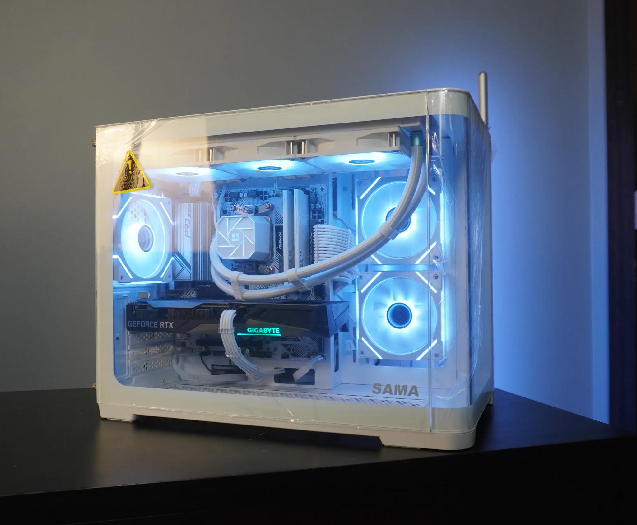 🤍CLEAN🤍 MACHINE 💚RTX 3060ti 🧡Ryzen 7 5800x | 1TB NVME | 32GB DDR4 | WIFI