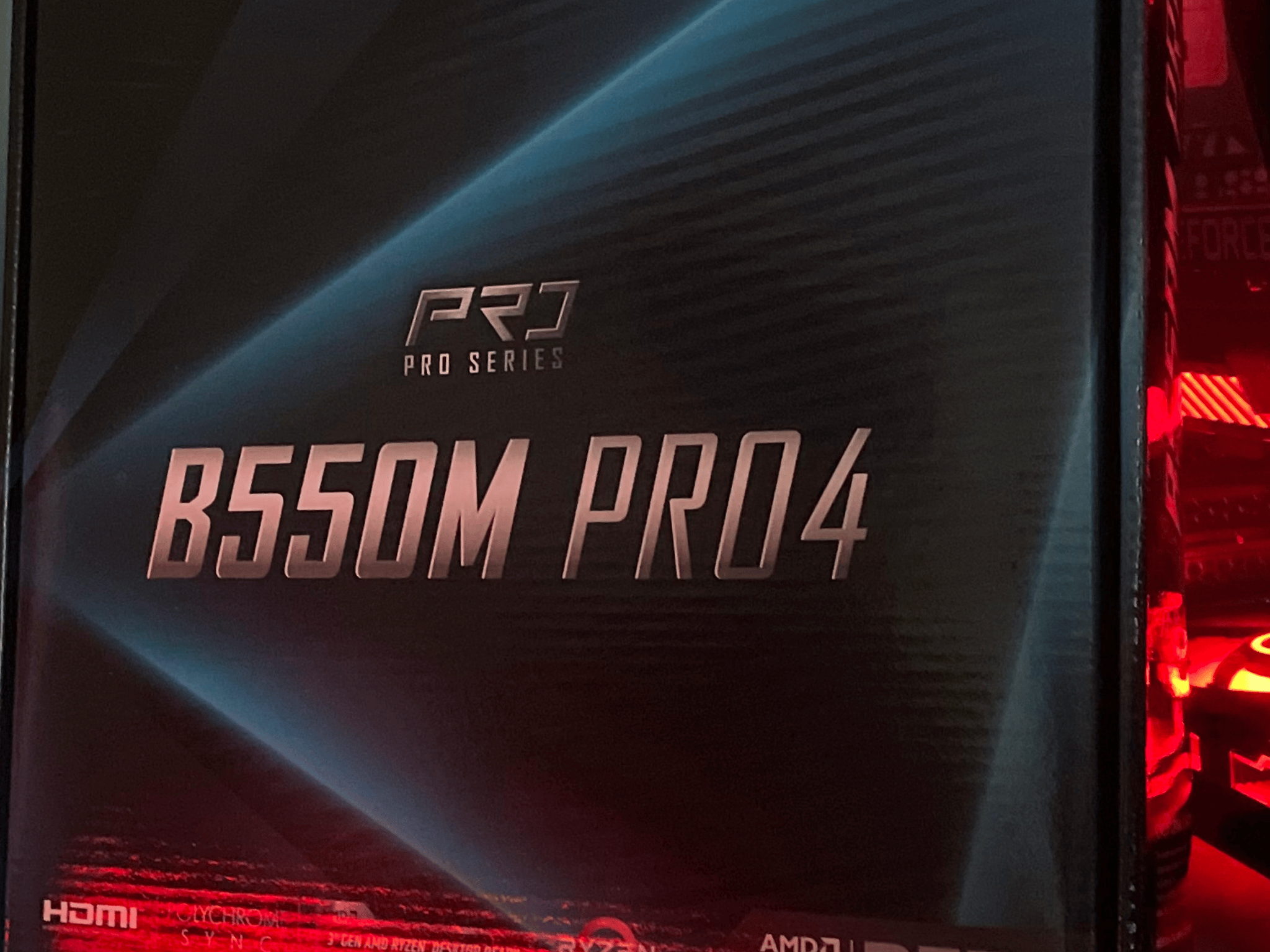 Broken AsRock B550m Pro4 Micro ATX AM4 Motherboard 