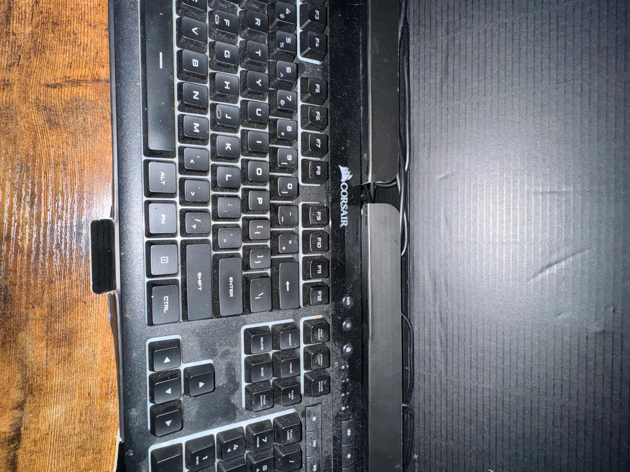 Corsair K55 + HARPOON RGB Keyboard and Mouse Combo - Lightly Used, Complete in Box