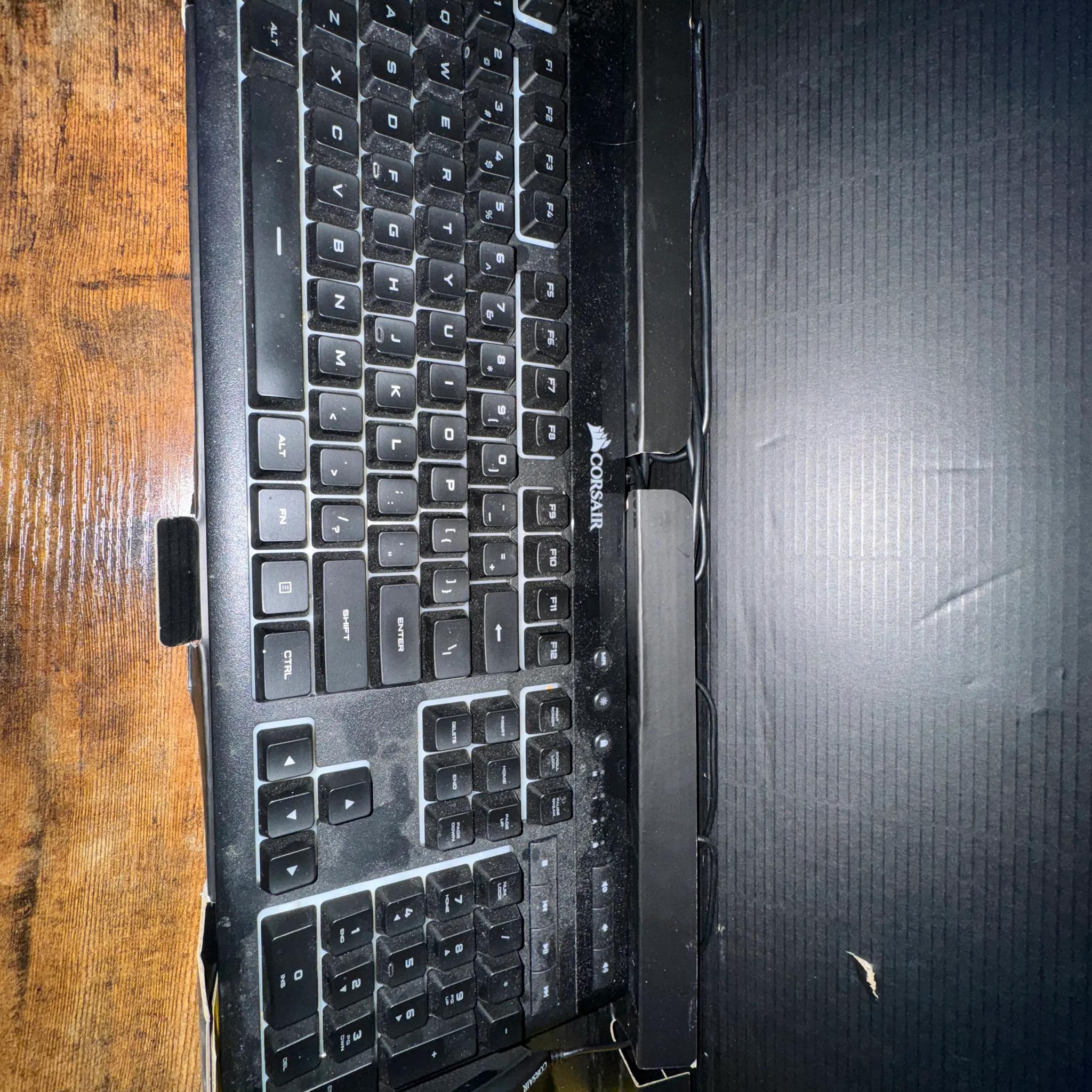 Corsair K55 + HARPOON RGB Keyboard and Mouse Combo - Lightly Used, Complete in Box
