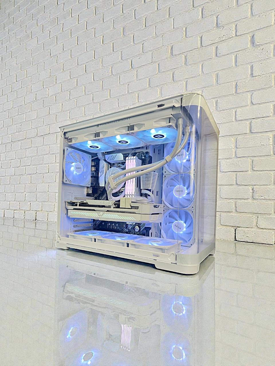 Liquid Cooled Ryzen 7 5800X ROG Strix RTX 3070 32GB RAM 1 TB WIFI5 Win 11