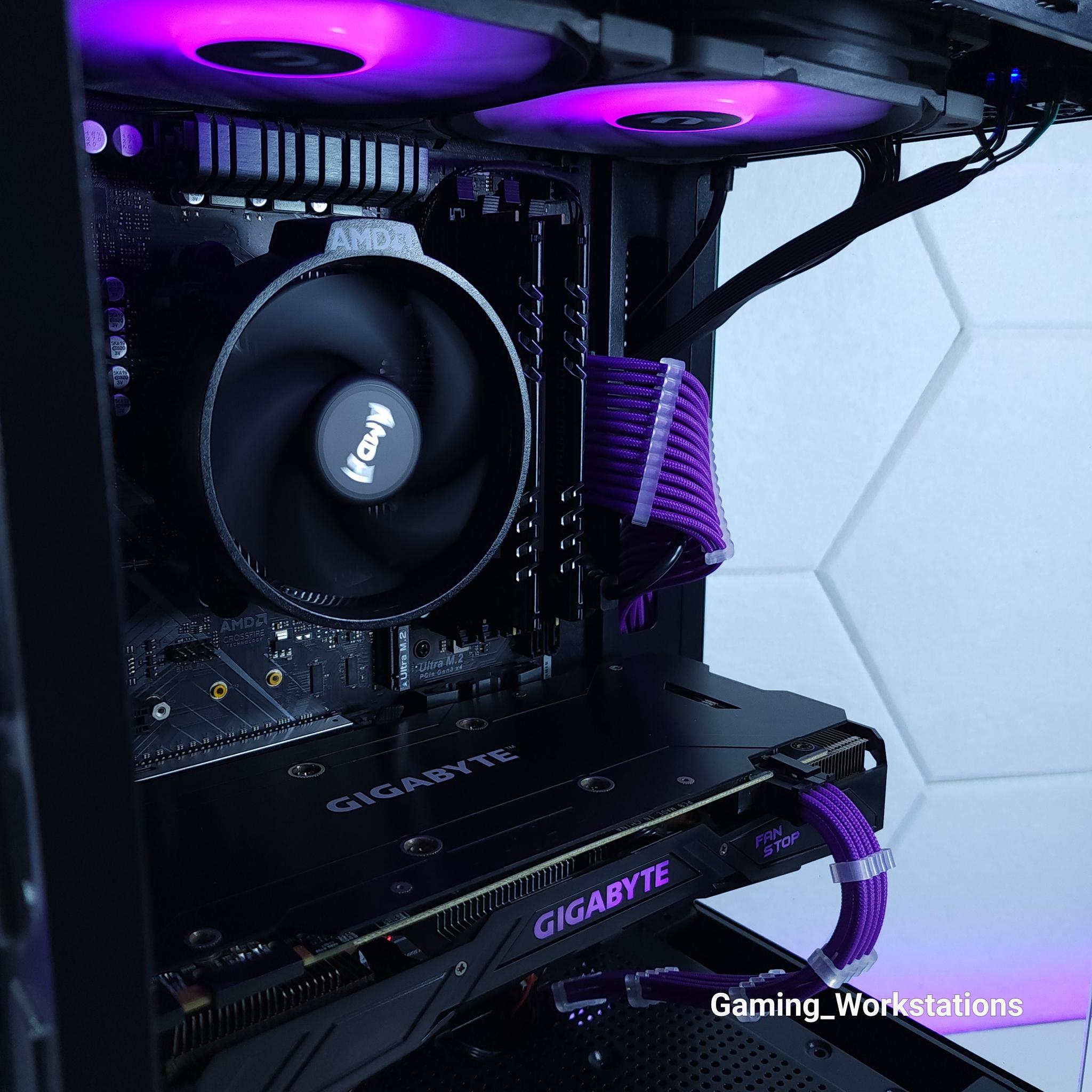 💜GTX 1070Ti●Ryzen 3 4100●1080p Gaming Computer