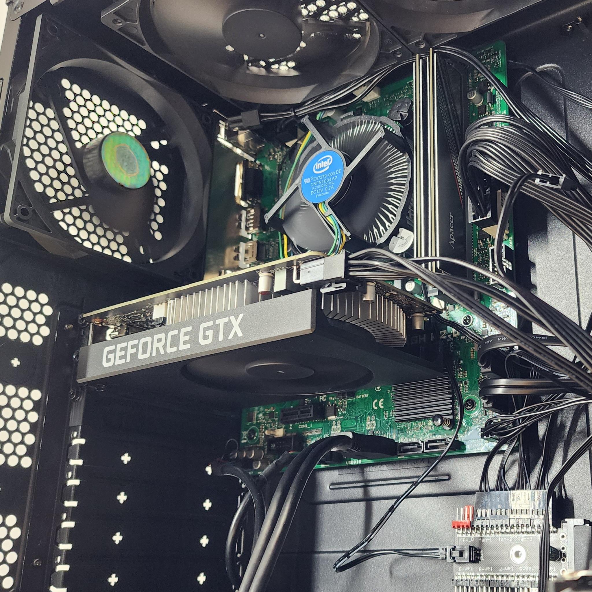 Gaming PC i5-8600 16GB RAM 256GB SSD+1TB HDD GTX 1650 SUPER 4GB Win11 Computer