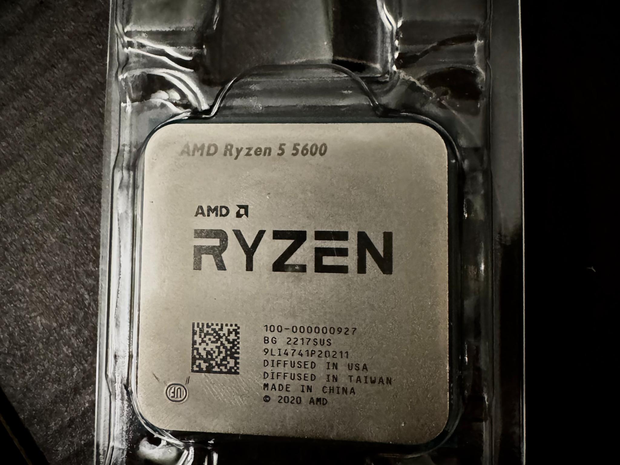 Ryzen 5 5600 with Wraith aRGB CPU cooler