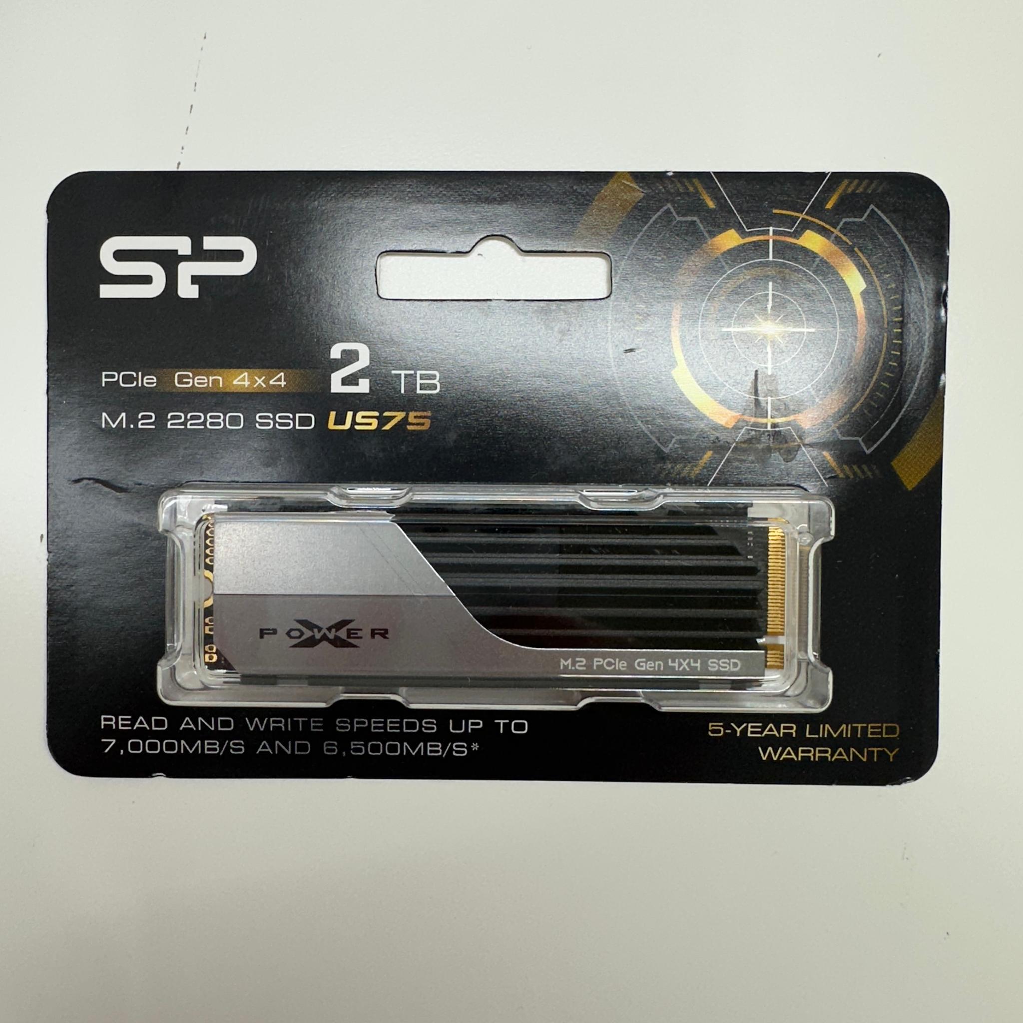 Silicon Power 2TB US75 Heatsink PCIe 4.0 NVMe SSD | Brand New w/ Warranty